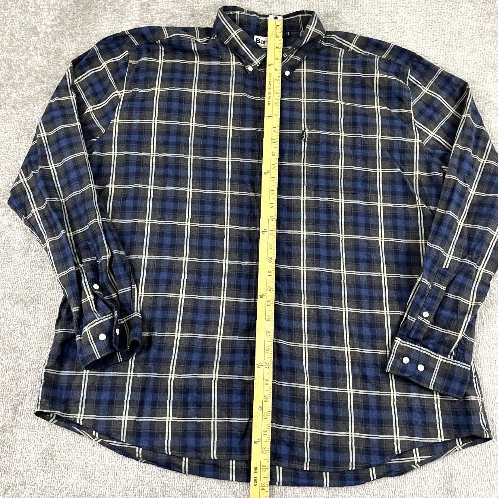 Barbour VINTAGE Barbour Shirt Men 2XL Long Sleeve Highland Check Button-Down Casual Designer Size US XXL / EU 58 / 5 - 6 Thumbnail