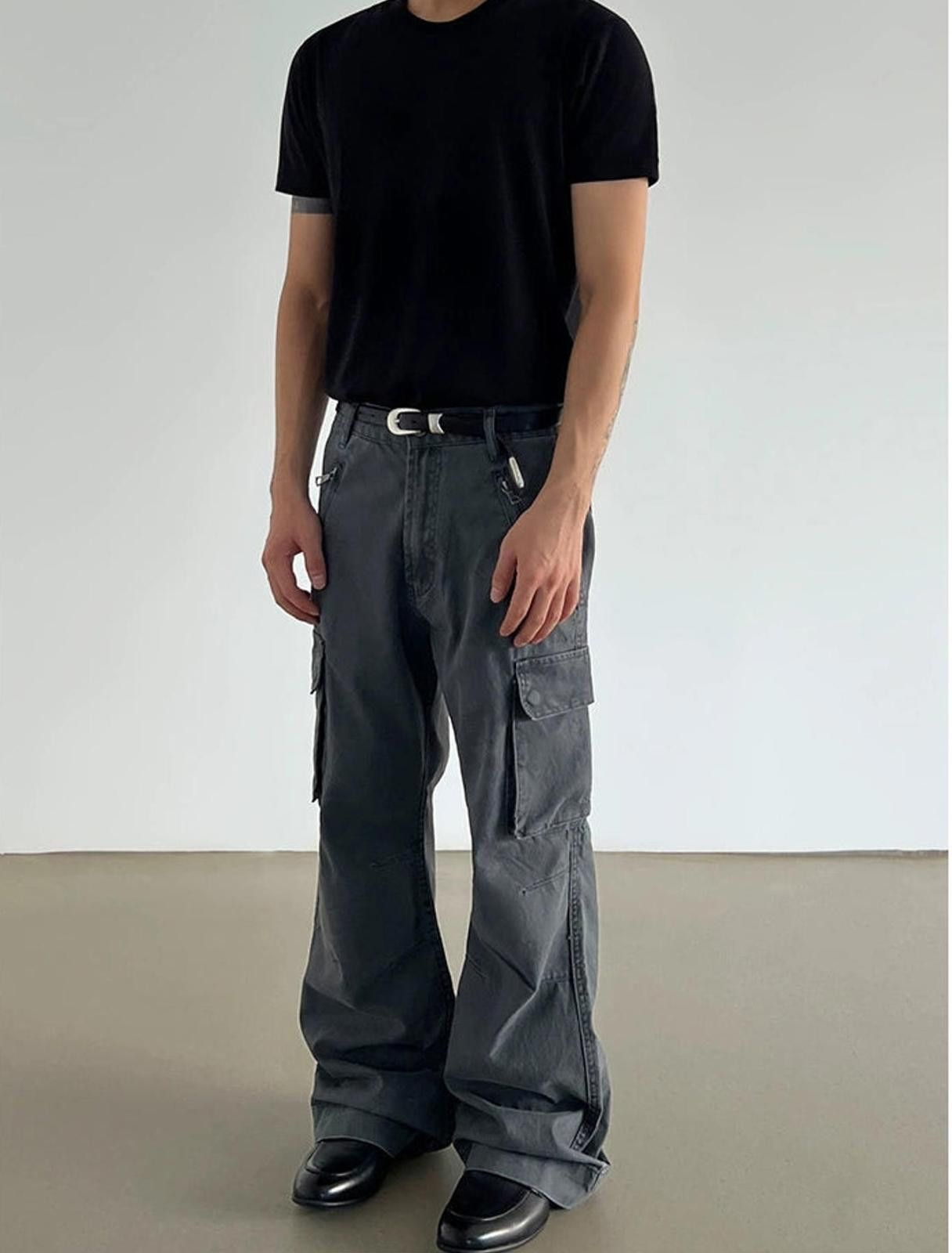 Other Gray Multi Pocket Cargo Pants Size US 32 / EU 48 - 3 Thumbnail