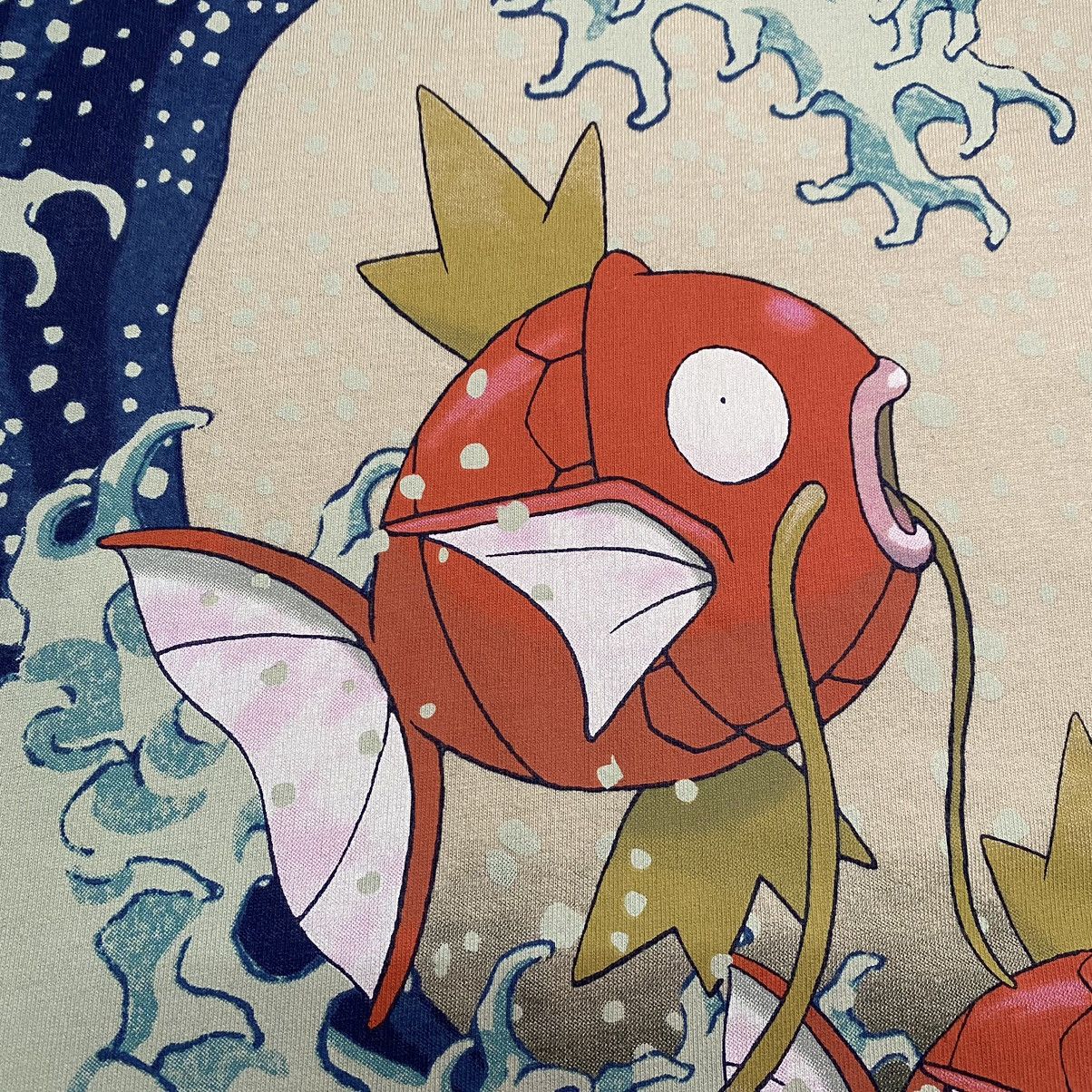 Anime POKEMON MAGIKARP ILLUSTRATION ALL OVER PRINT ANIME T SHIRT Size US XL / EU 56 / 4 - 7 Thumbnail