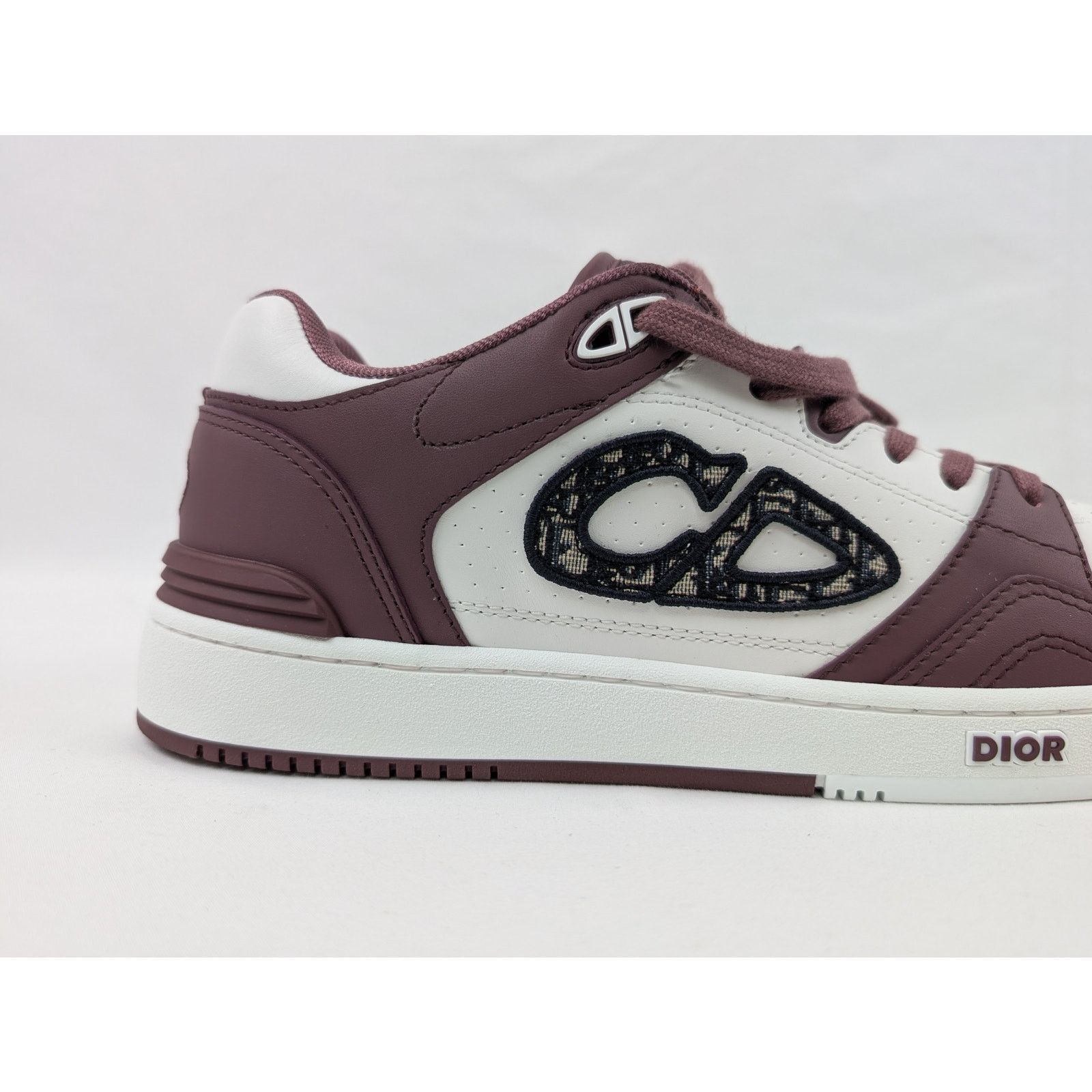 Dior o1rshd1 Q:2 / M-B57 LT Calf Sneakers in Bordeaux Size US 11 / EU 44 - 3 Thumbnail