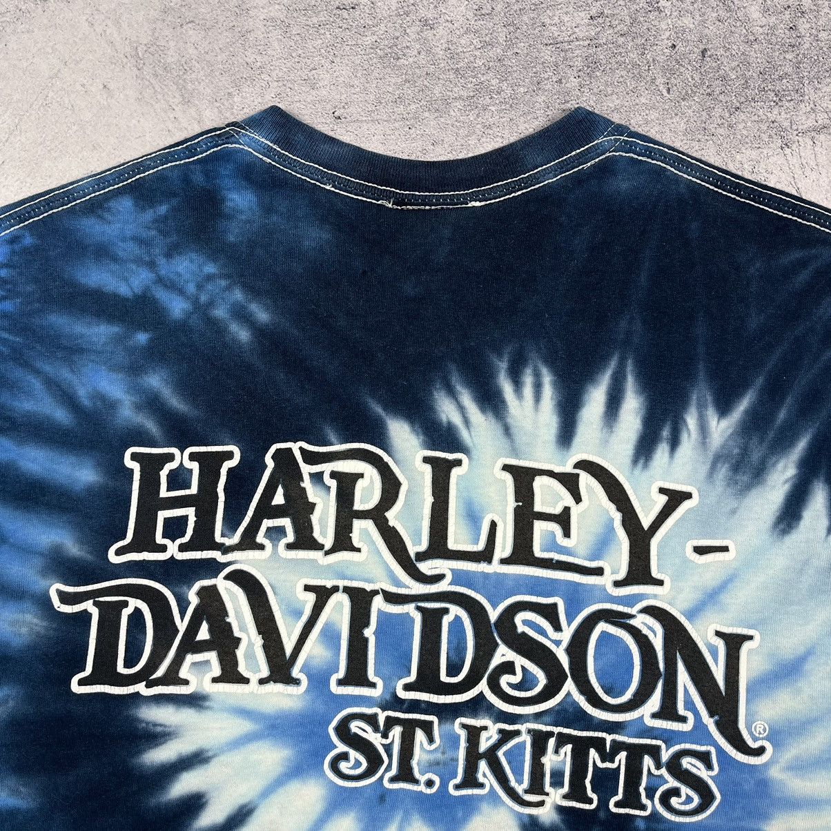 Harley Davidson Vintage Harley Davidson y2k big logo tie dye tee 90’s Size US M / EU 48-50 / 2 - 19 Thumbnail