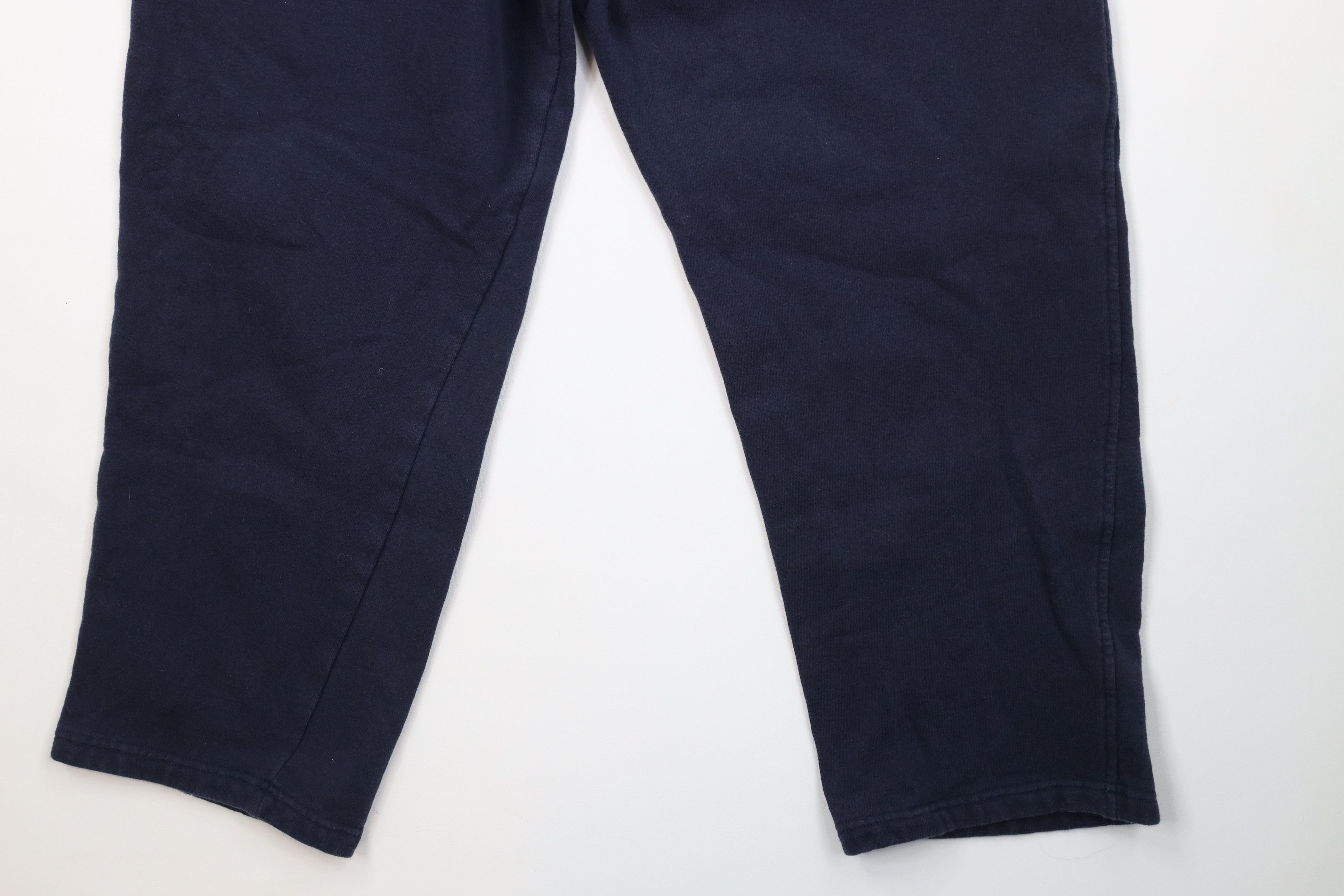 Vintage Vintage 90s Streetwear Wide Leg Sweatpants Pants Navy Blue Size US 32 / EU 48 - 13 Thumbnail