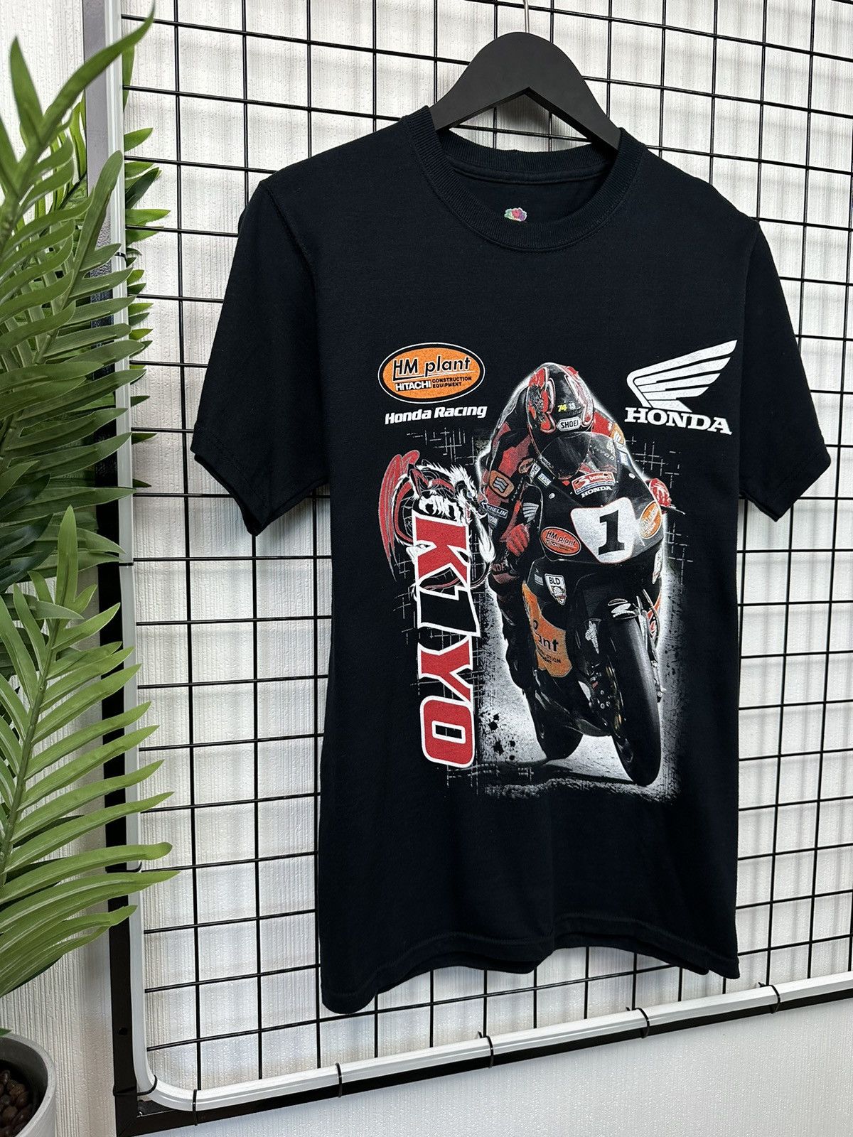Honda × Vintage Honda k1yo with autograph Men S t-shirt black motorcycle Size US S / EU 44-46 / 1 - 4 Thumbnail
