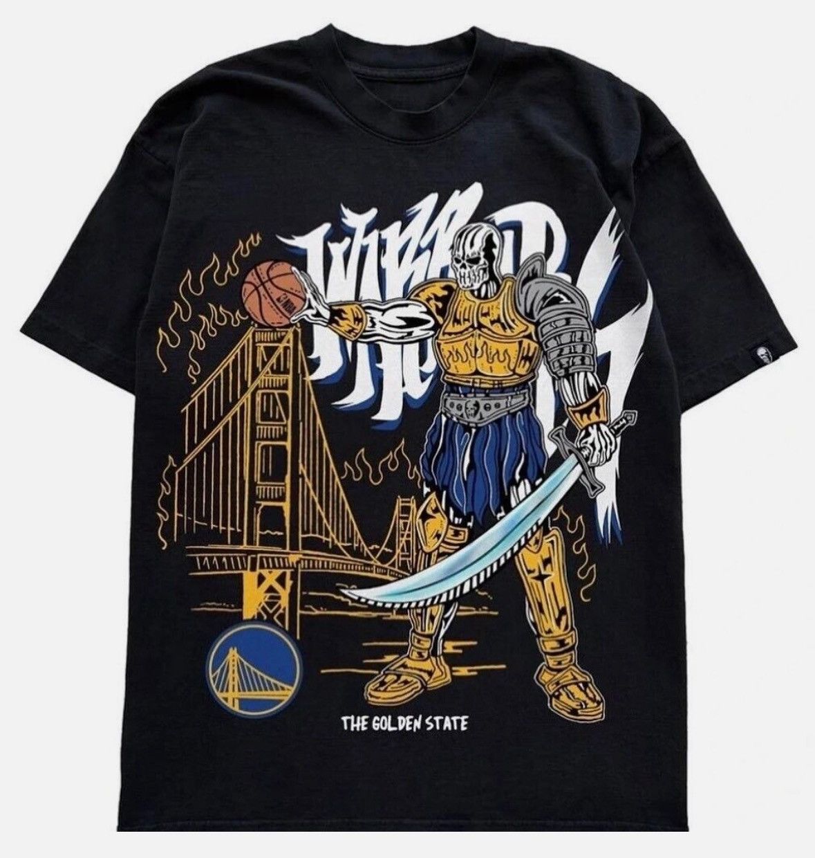 NBA × Warren Lotas Warren Lotas X NBA Golden State T-shirt Size US L / EU 52-54 / 3 - 2 Thumbnail