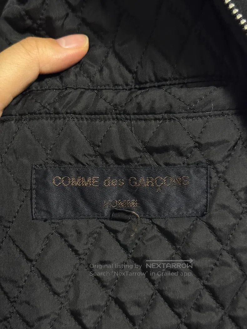 Comme des Garcons Comme Des Garcons Patent fur collar wool coat jacket Size US L / EU 52-54 / 3 - 3 Thumbnail