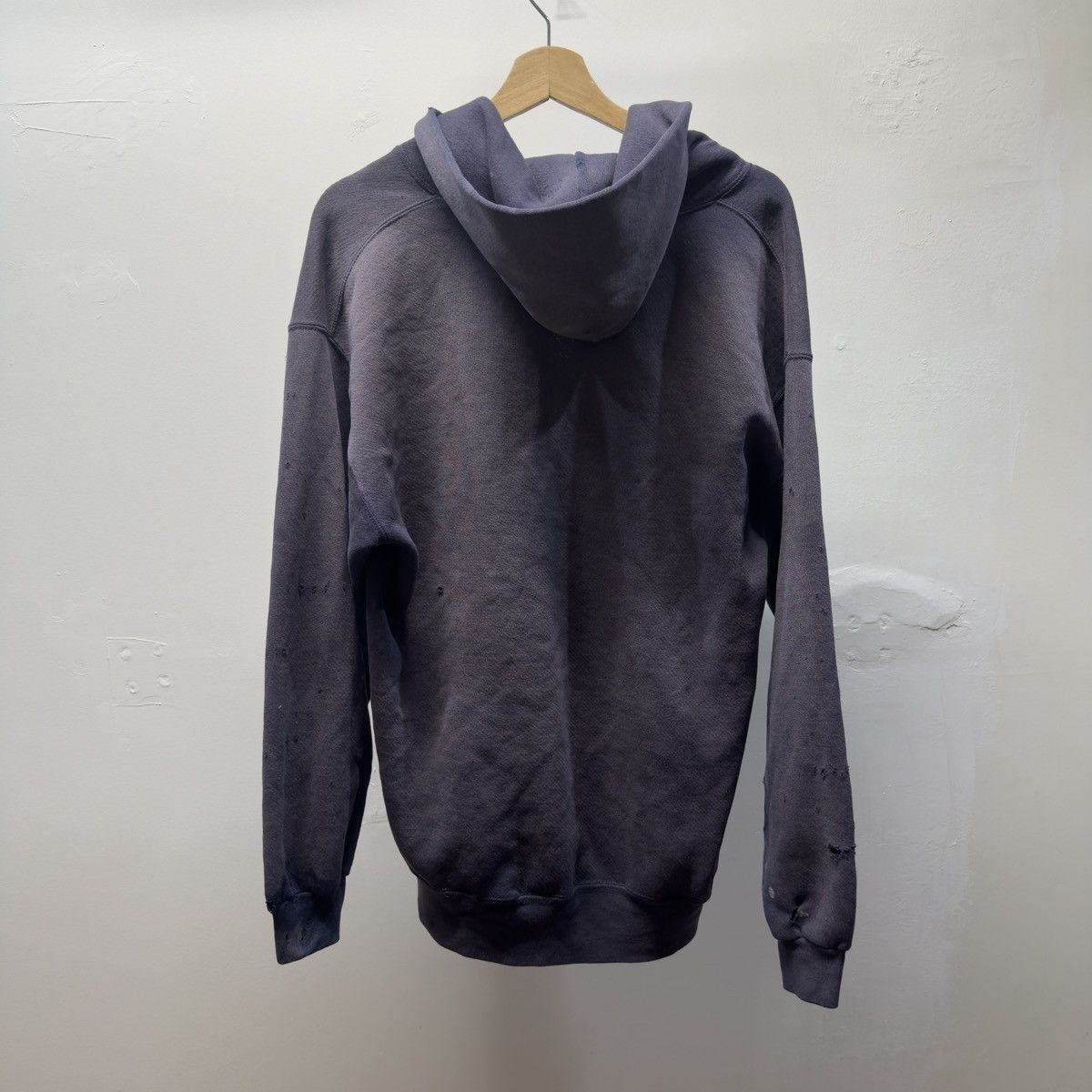 Vintage 90s Thrashed Faded Distressed Zip Hoodie ERD Grunge Chrome Size US XL / EU 56 / 4 - 2 Thumbnail