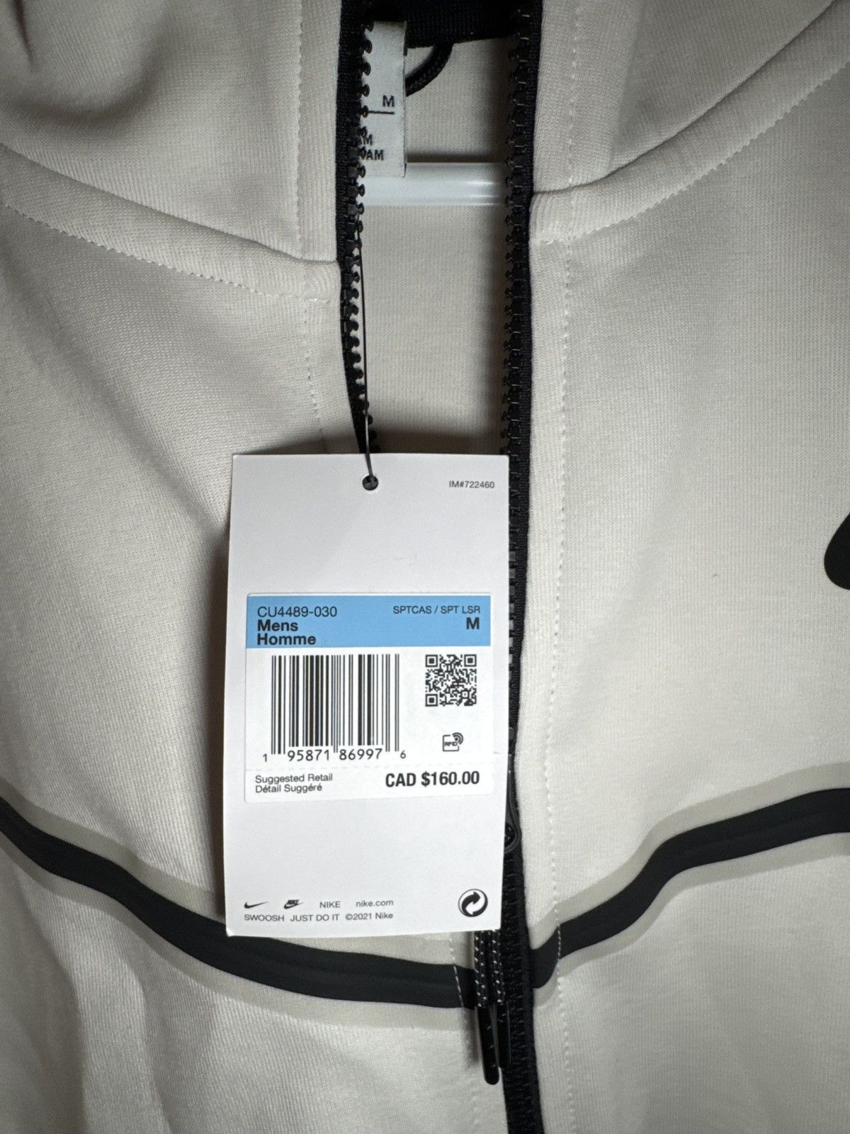 Nike Nike Tech Fleece Hoodie White Size US M / EU 48-50 / 2 - 2 Thumbnail
