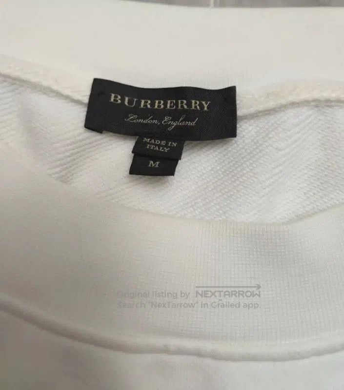 Burberry Burberry Women's Cropped Long Sleeve Sweatshirt. Size M / US 6-8 / IT 42-44 - 3 Thumbnail