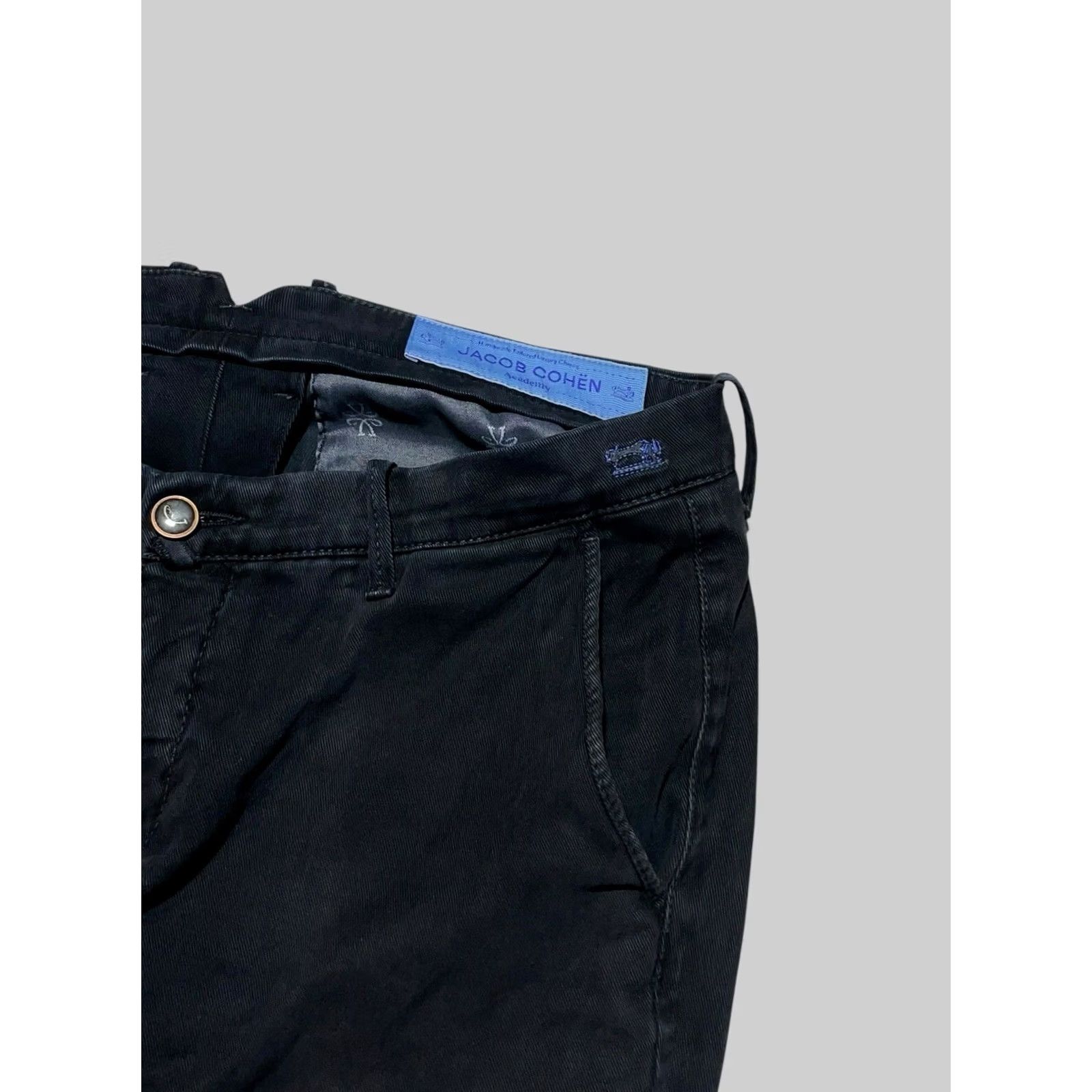 Jacob Cohen Jacob Cohen Bobby Comf Pants Men Regular 34 Black Chino Button Zip Inseam 34 Reactivated Womens? Size US 34 / EU 50 - 5 Thumbnail