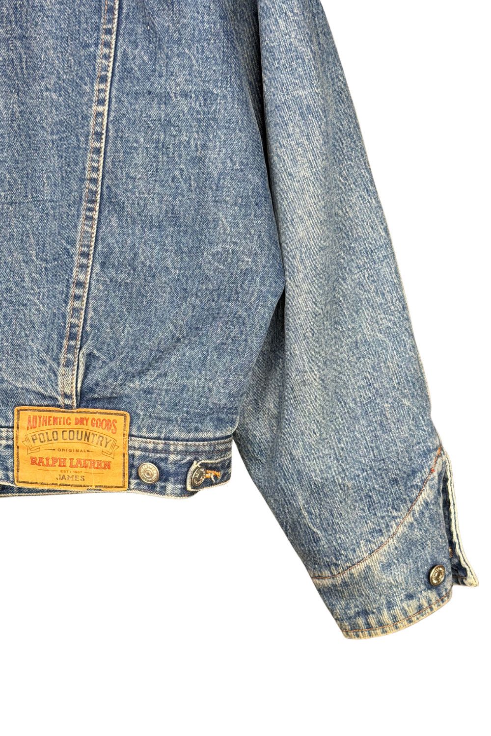 Polo Ralph Lauren 1990 Polo Country Ralph Lauren Made in USA Hooded Denim Size US XL / EU 56 / 4 - 15 Thumbnail