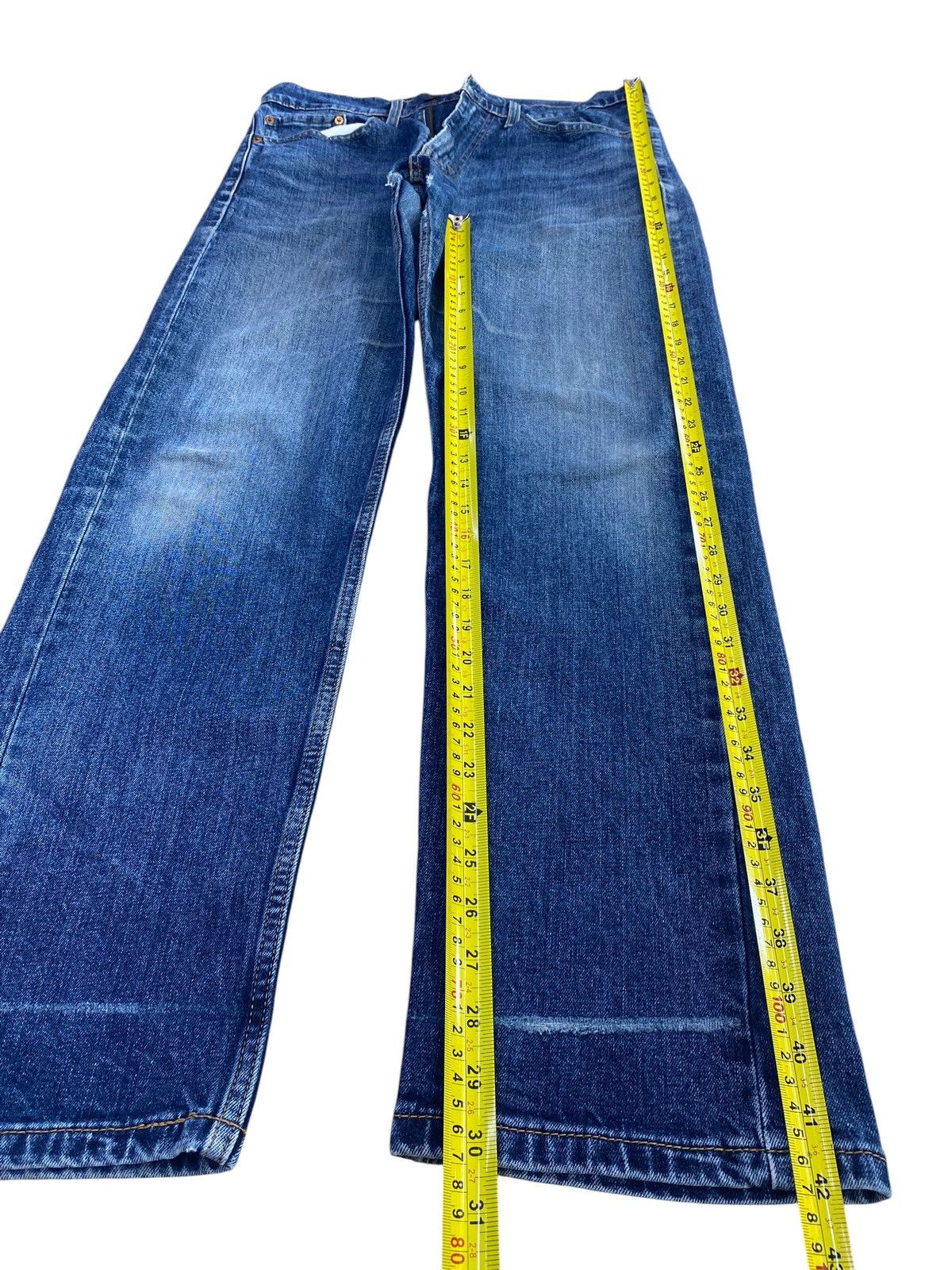 Levi's Vintage Levi’s 505 Faded Blue Wash Style Straight Cut Jeans Size US 34 / EU 50 - 7 Thumbnail