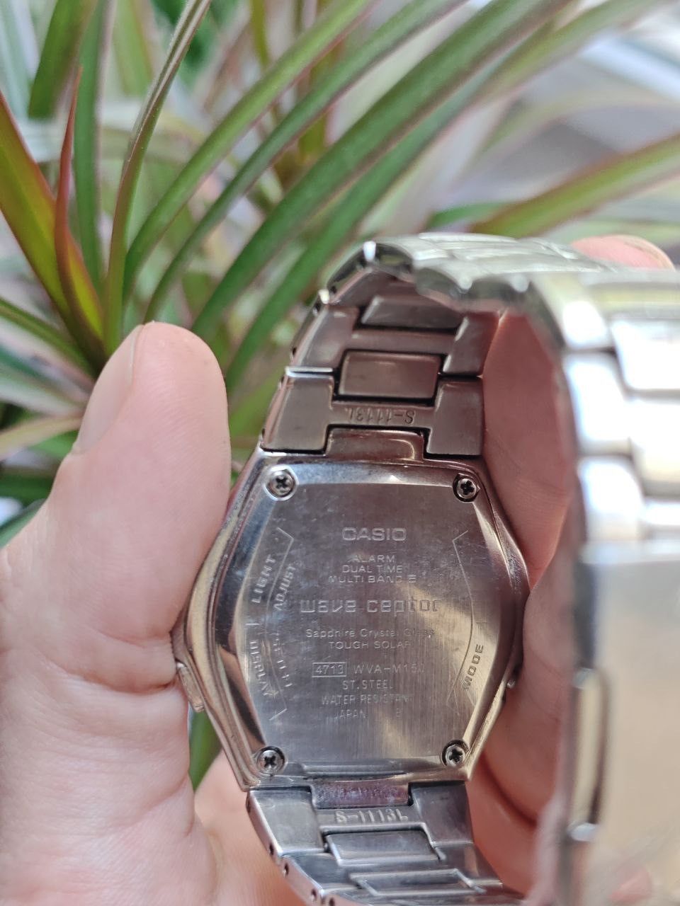 Casio × Japanese Brand × Vintage Casio LCW M150TD-1A Wave Ceptor Vintage Watch Size ONE SIZE - 2 Thumbnail