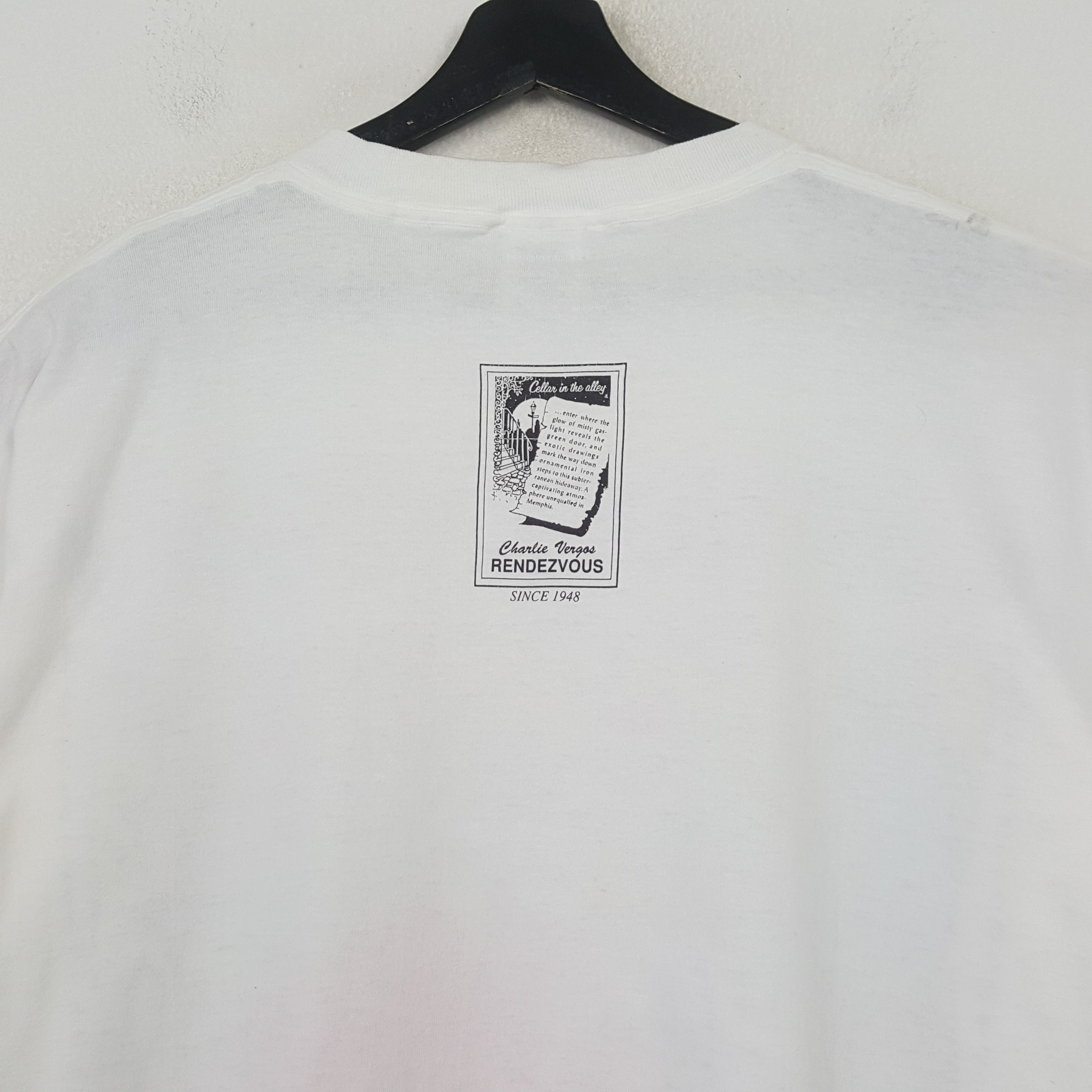 Fruit Of The Loom Rendezvous Memphis Art Style Vintage Tshirt RR26 Size US L / EU 52-54 / 3 - 4 Thumbnail