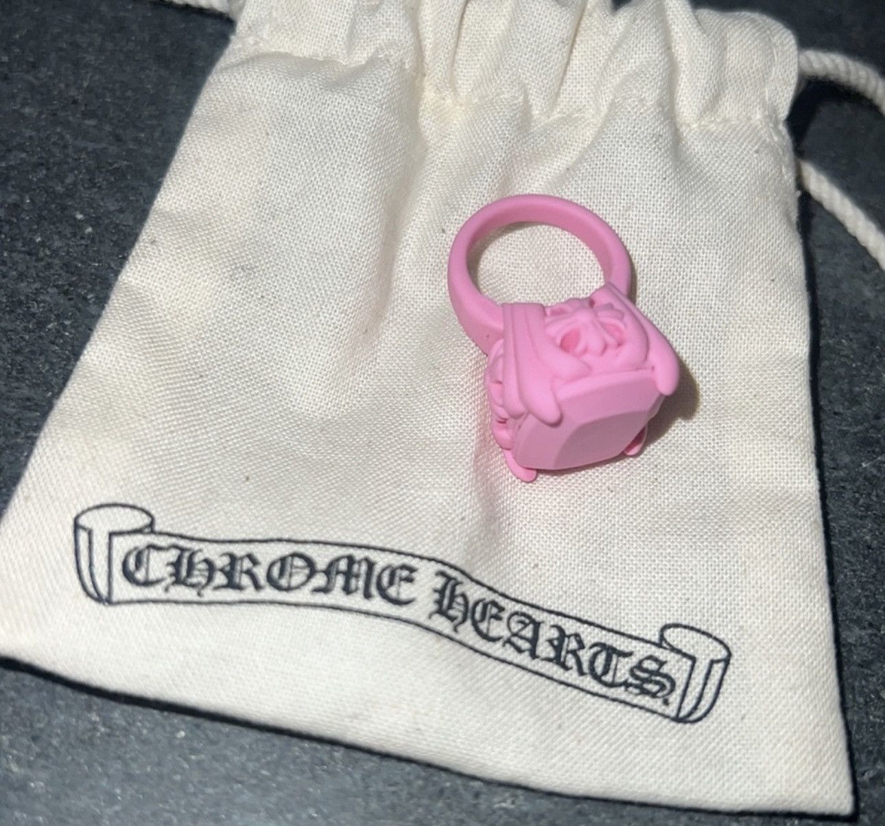 Chrome Hearts Silicone Pink C+H rubber ring rare 5