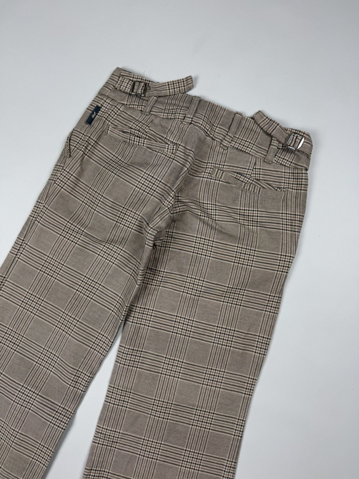 Japanese Brand × Michiko Koshino Michiko Koshino Ladies Plaid Cropped Chino Pants Trousers Size 26" / US 2 / IT 38 - 21 Thumbnail