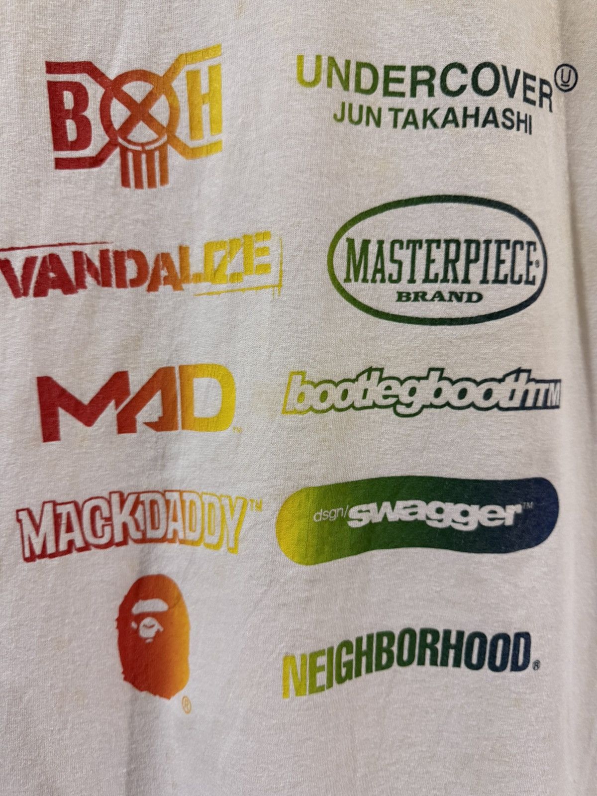 Bape × Neighborhood × Undercover Vintage Evoke 7th Anniversary X Bape X Undercover Tshirt Size US M / EU 48-50 / 2 - 5 Thumbnail
