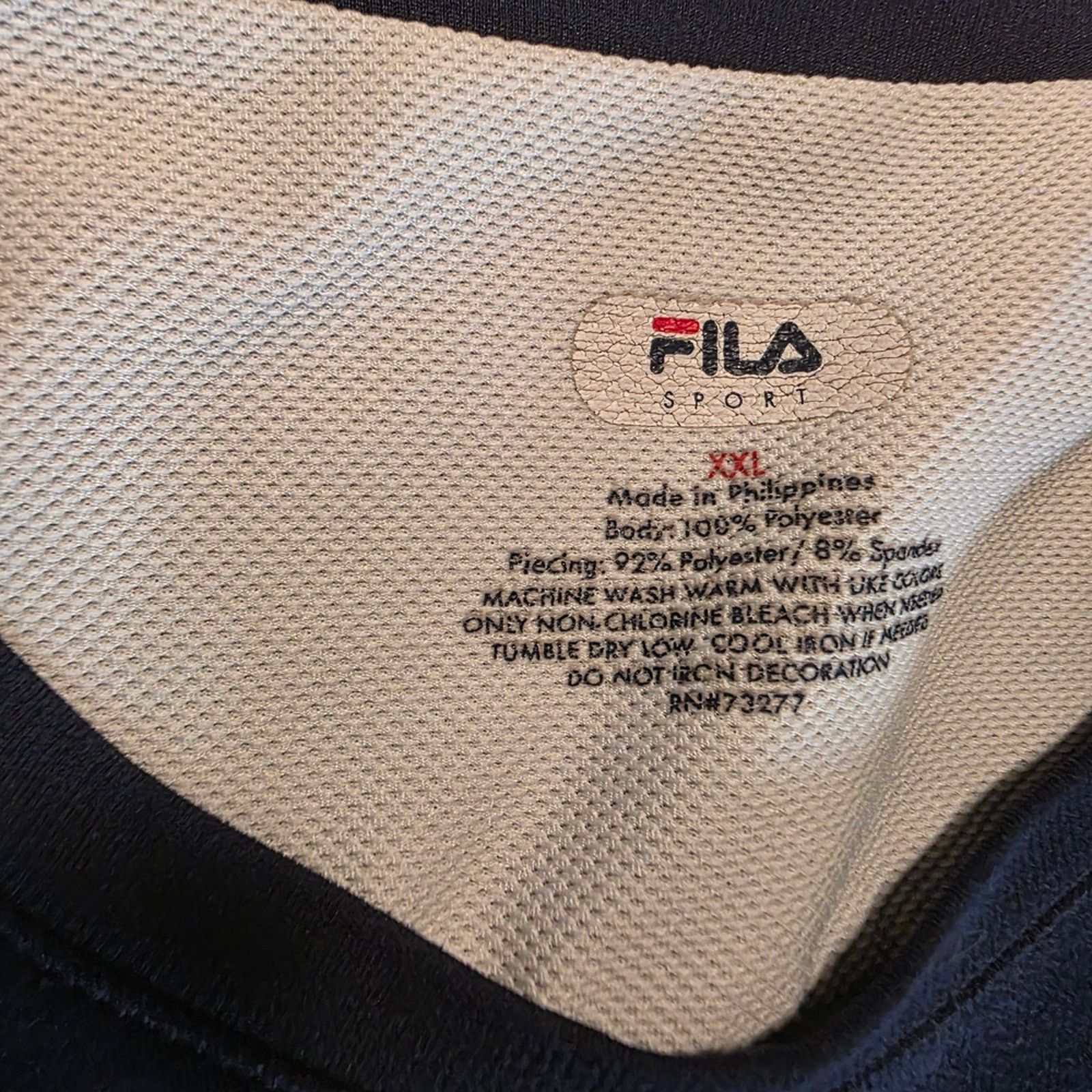 Fila Fila Navy and White Men's Jersey XXL Size US XXL / EU 58 / 5 - 4 Thumbnail