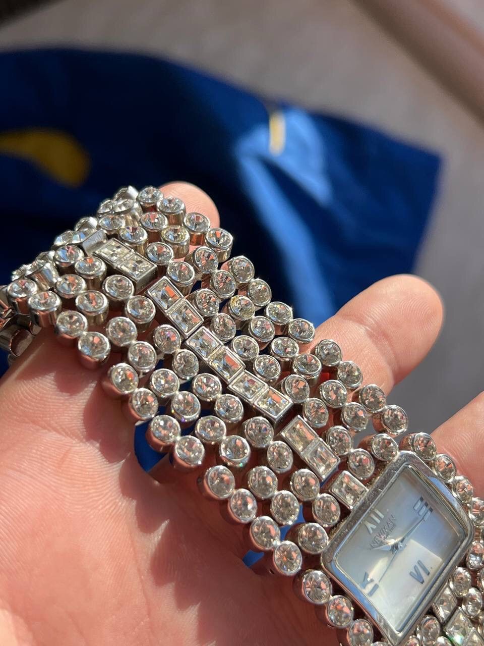 Japanese Brand × Vintage Vintage Crystal 💎 Japanese style futuristic Steel Watch Size ONE SIZE - 3 Thumbnail