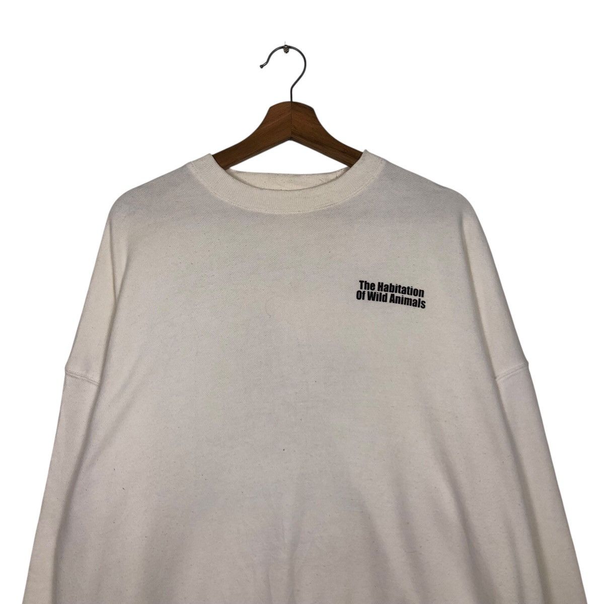 Japanese Brand 📌Vintage Sweatshirt Wego Full Print Habitat Big Logo Design Size US L / EU 52-54 / 3 - 4 Thumbnail