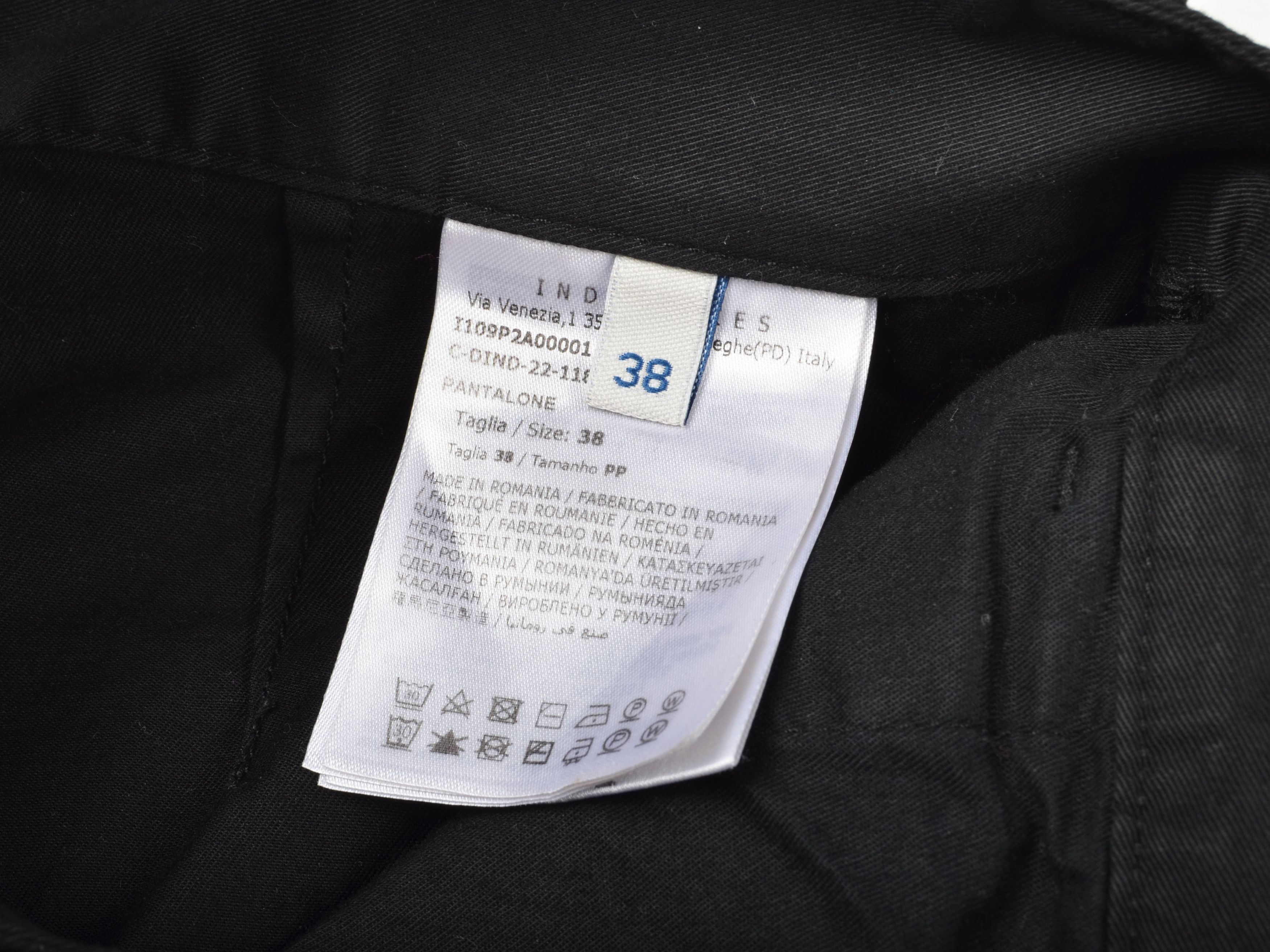 Moncler Moncler High Rise Cotton Black Straight Trousers Pants Size 26" / US 2 / IT 38 - 5 Thumbnail