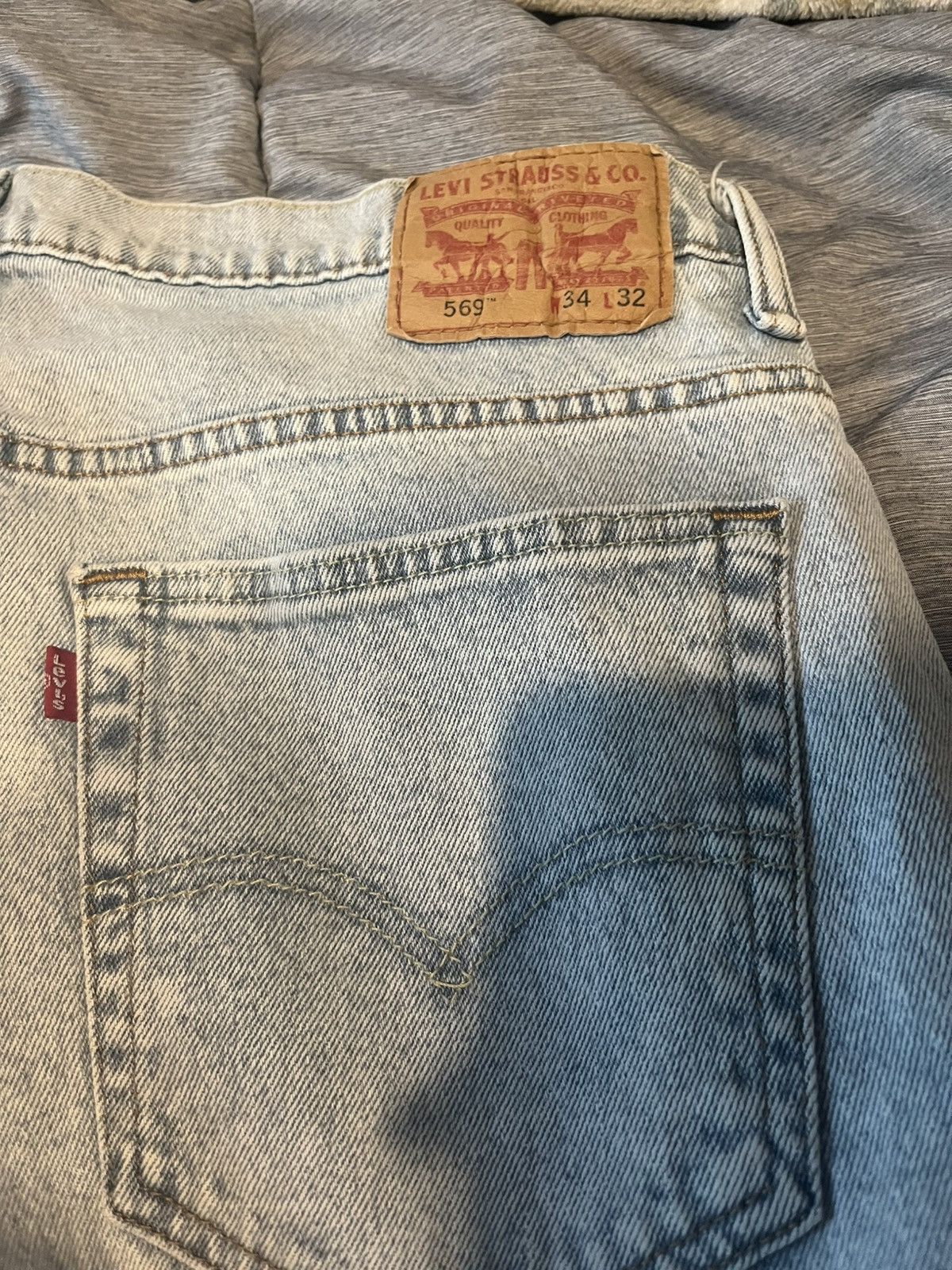 Levi's × Vintage Vintage Levis 569 Jeans Size US 34 / EU 50 - 4 Thumbnail
