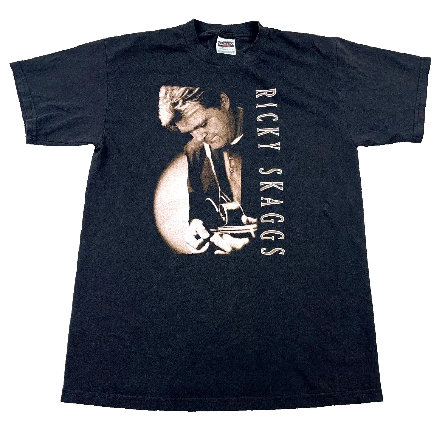 Tultex VINTAGE Tultex Shirt Men L Black Band Tee Country Music 90s Y2k Graphic Print Rockabilly Retro Band Mens Clothing Size US L / EU 52-54 / 3 - 2 Thumbnail