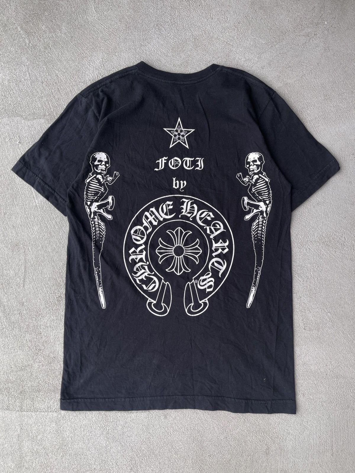 Chrome Hearts STEAL! 2010s Chrome Hearts Foti Skull TV Channel Pocket Tee Size US M / EU 48-50 / 2 - 3 Thumbnail