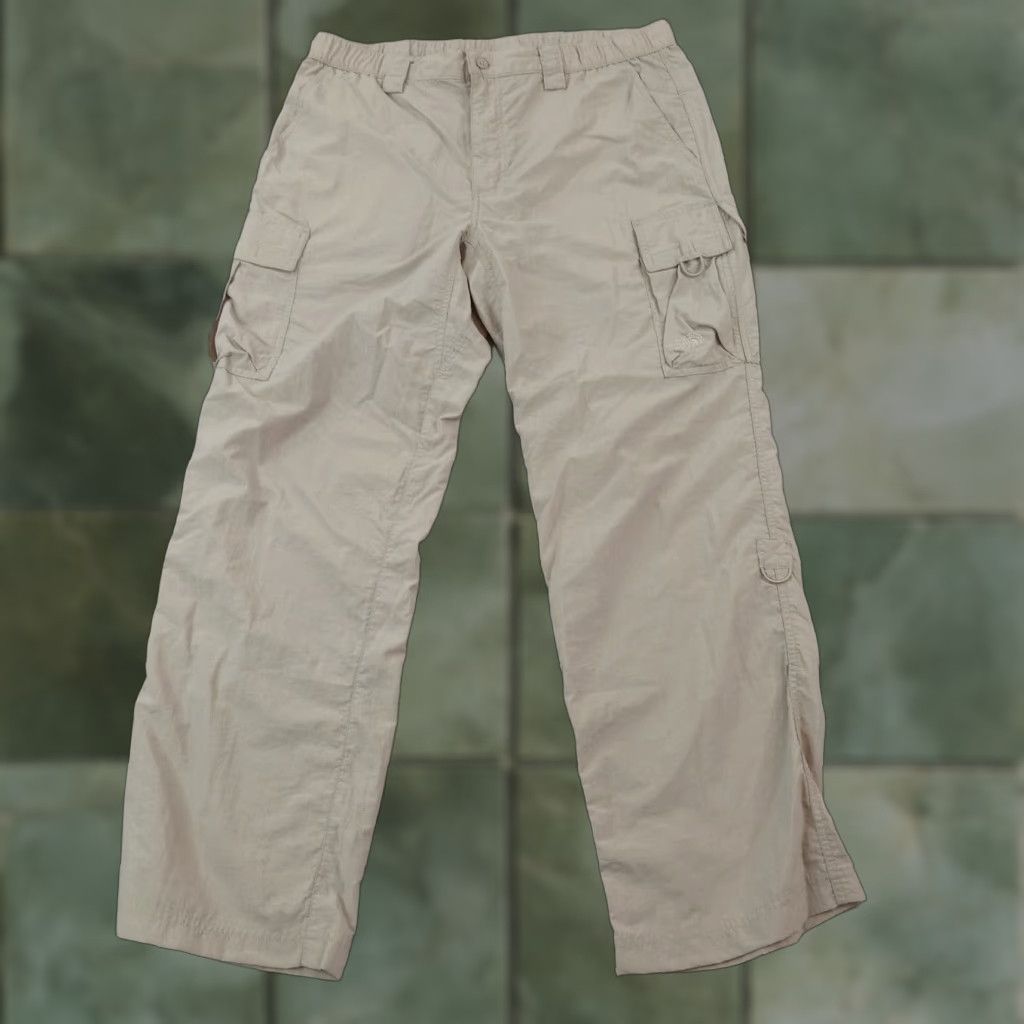 The North Face The North Face Pants Mens Large Short Beige Cargo Pockets Hiking Outdoors Casual Size US 33 - 1 Thumbnail