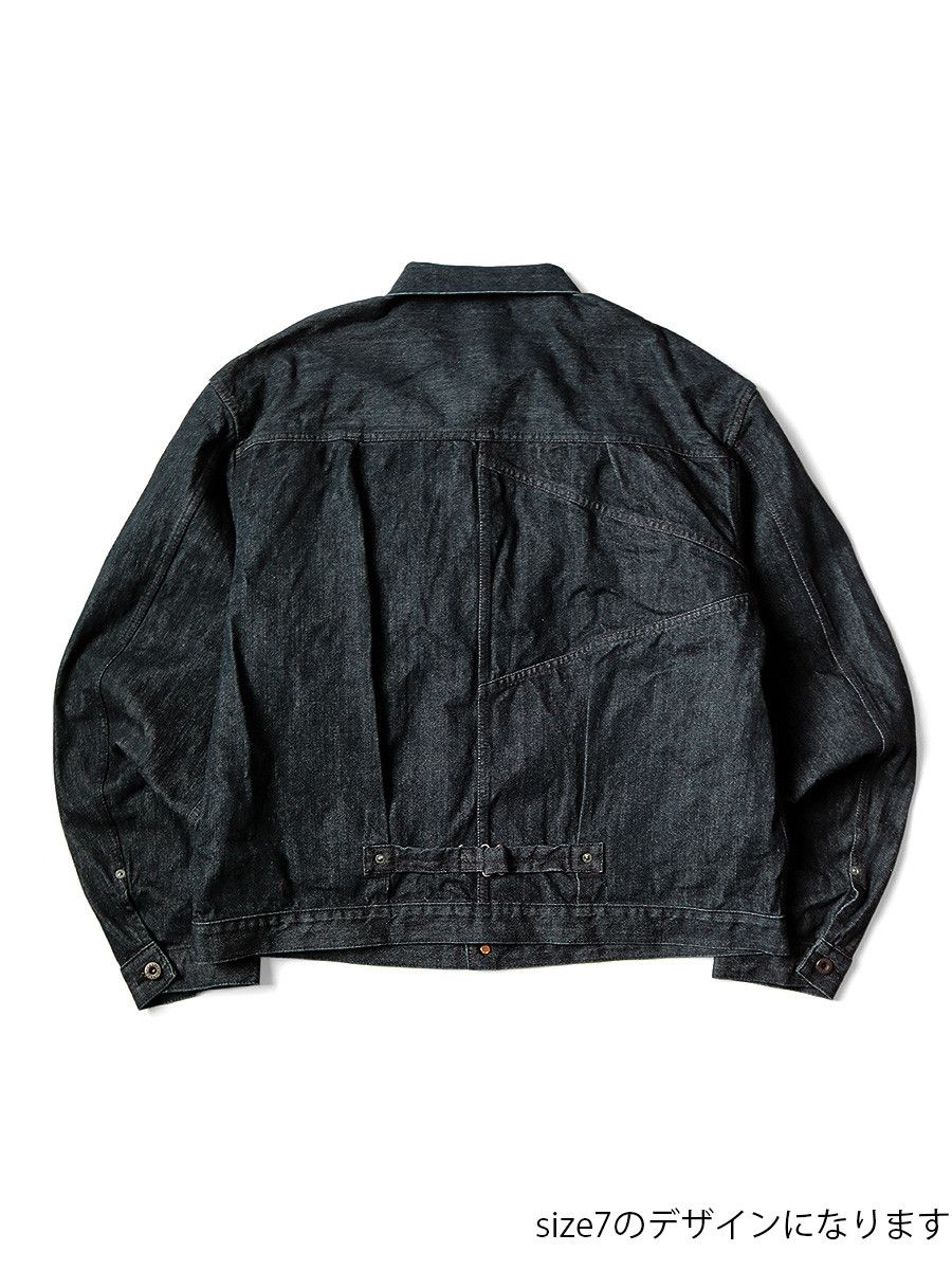 Kapital kapital 14oz black denim 1ST Jacket size 7 Size US XXL / EU 58 / 5 - 6 Thumbnail