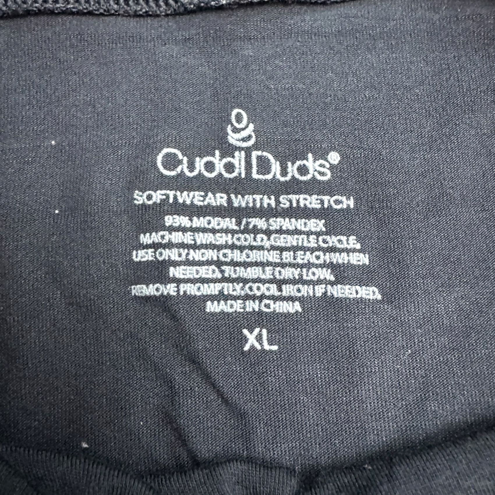 Vintage Cuddl Duds Cowl Neck Hi-Low Shift Dress Women XL Black Long Sleeve Stretch Soft Knit Casual Sleeve Pastel? No Size XL / US 12-14 / IT 48-50 - 4 Thumbnail