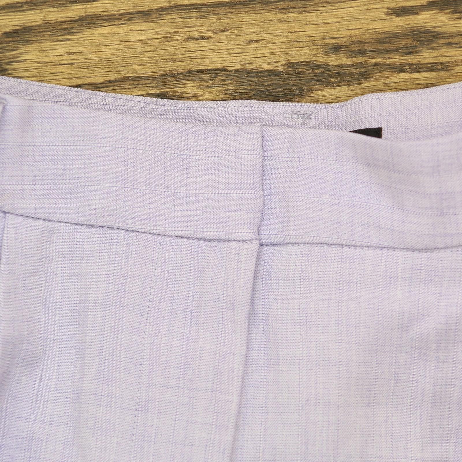 Other Nwt Tahari Asl Wide-leg Pants 4dm732-tj Lavender Purple 14 Size 36" / US 14 / IT 50 - 4 Thumbnail