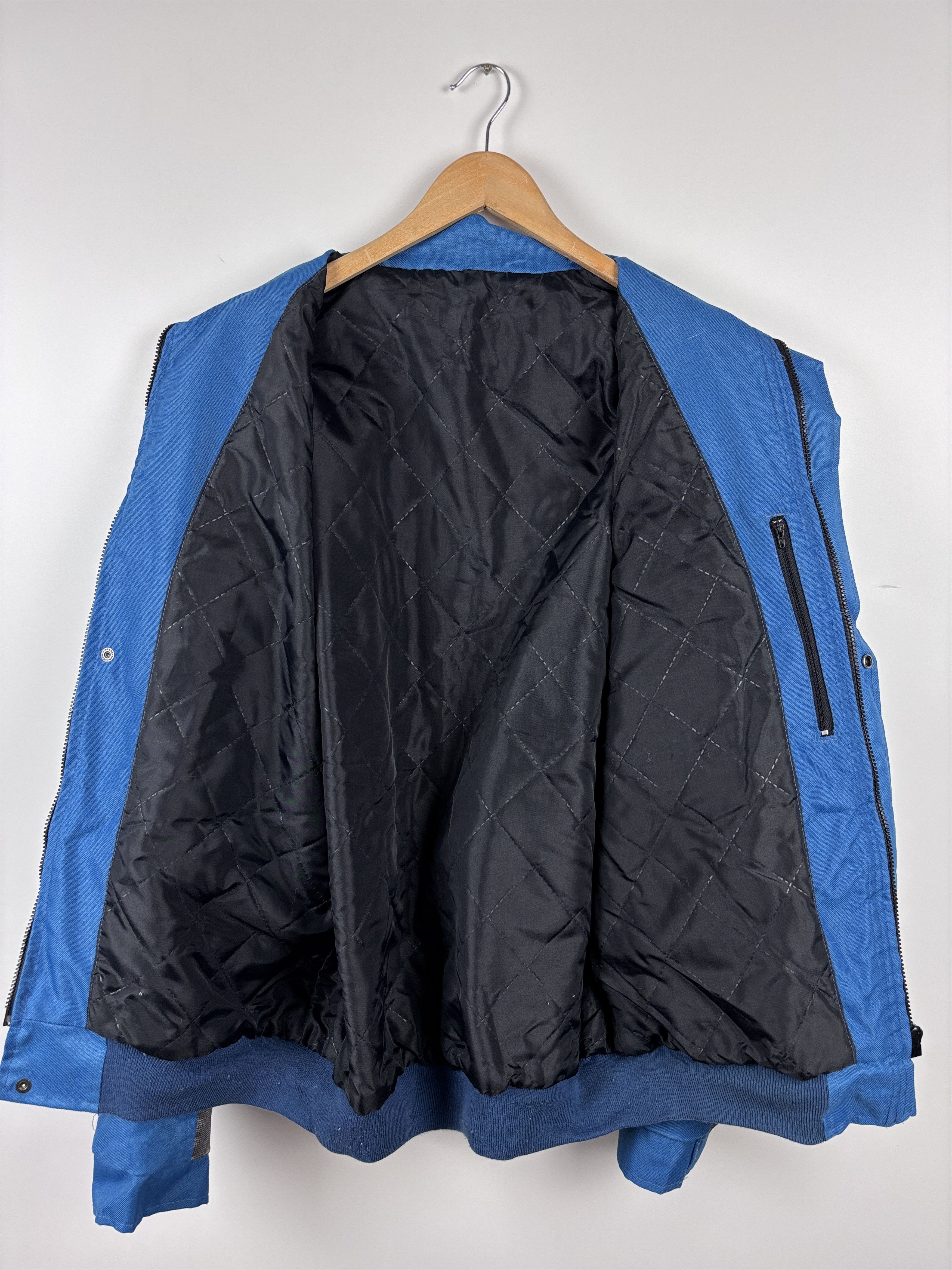 Other Vintage Suzuki Racing Bomber Jacket Black Blue Mens Size XL Size US XL / EU 56 / 4 - 7 Thumbnail