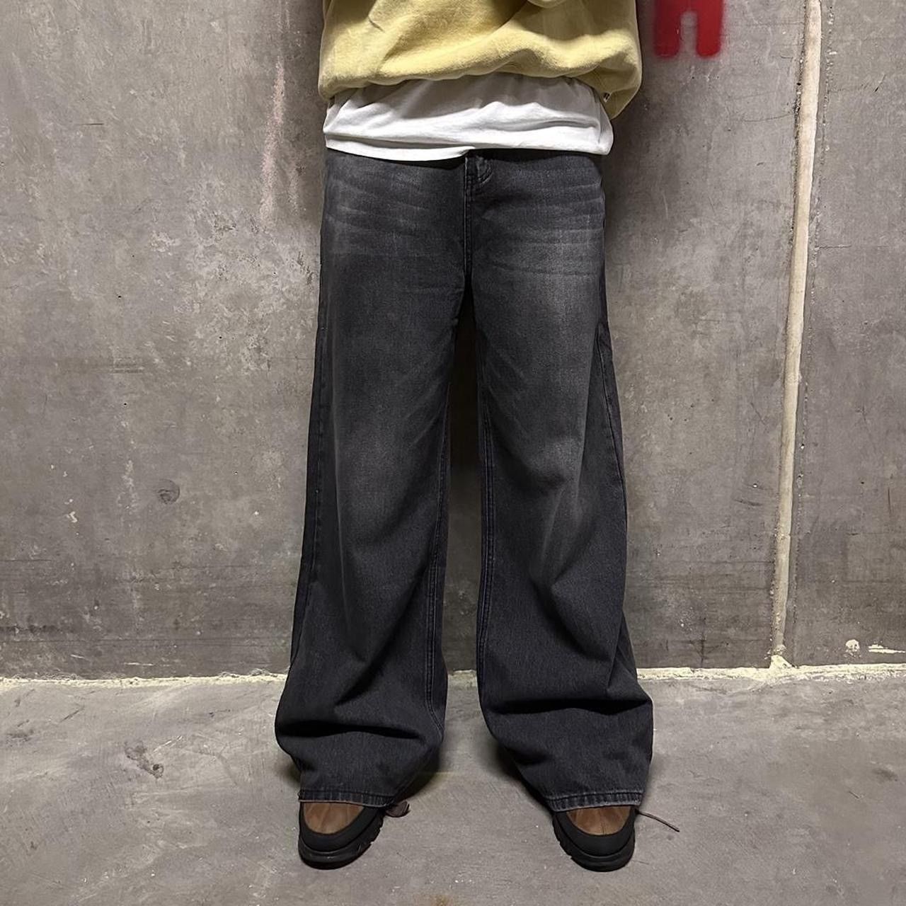 Japanese Brand Baggy Faded wide leg jeans Size US 30 / EU 46 - 1 Thumbnail