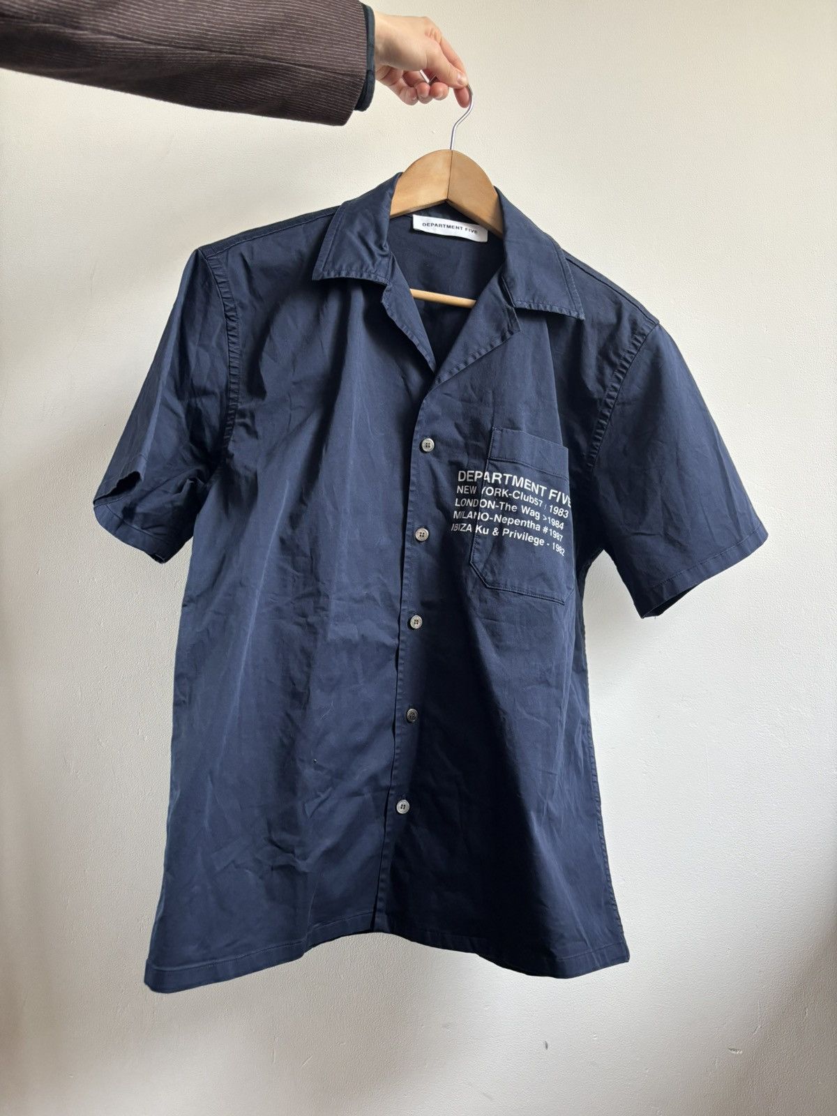 DEPARTMENT5 Vintage Department 5 boxy shirt navy blue Size US S / EU 44-46 / 1 - 9 Thumbnail
