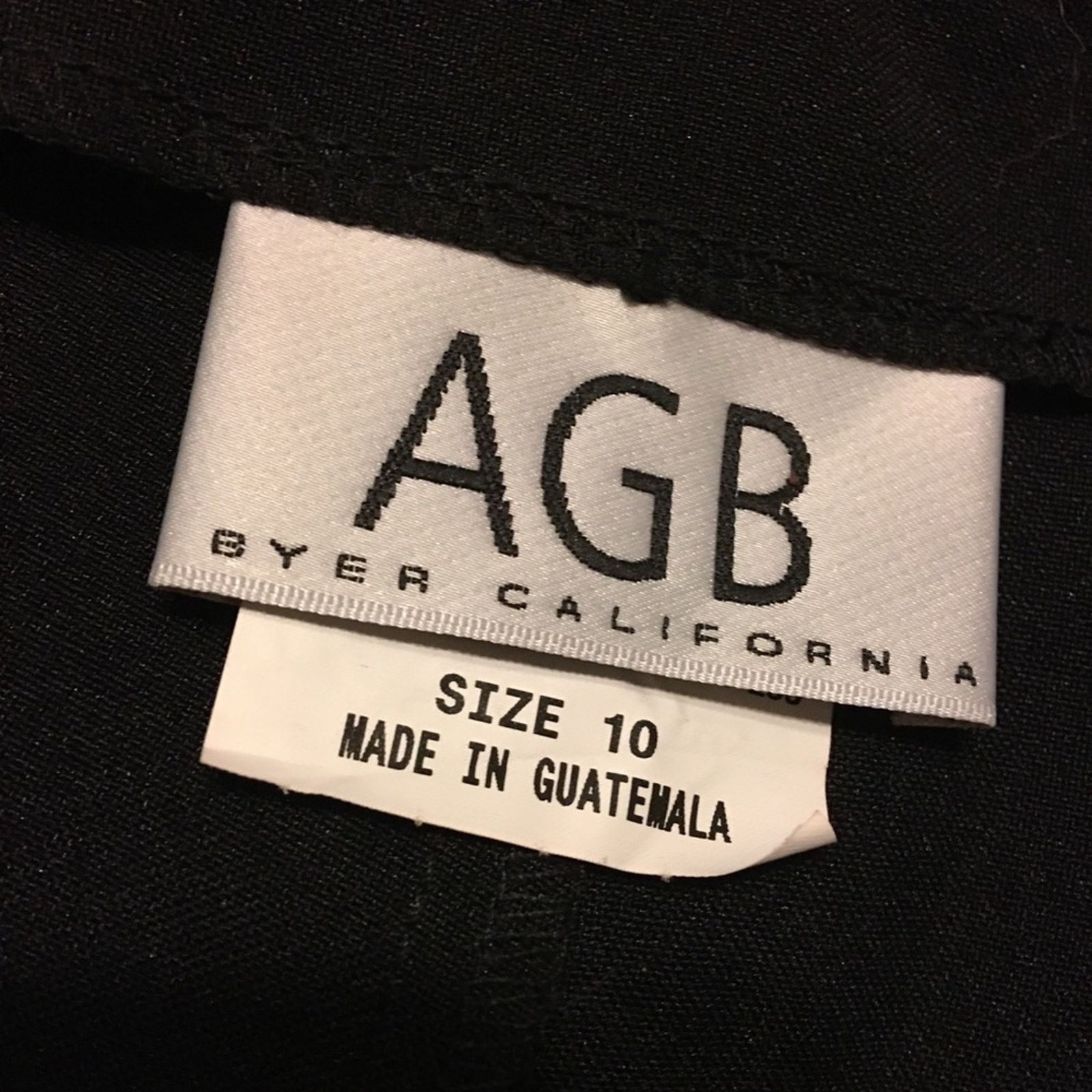 Other AGB black pants flare leg NWT 10 Size 32" / US 10 / IT 46 - 2 Thumbnail
