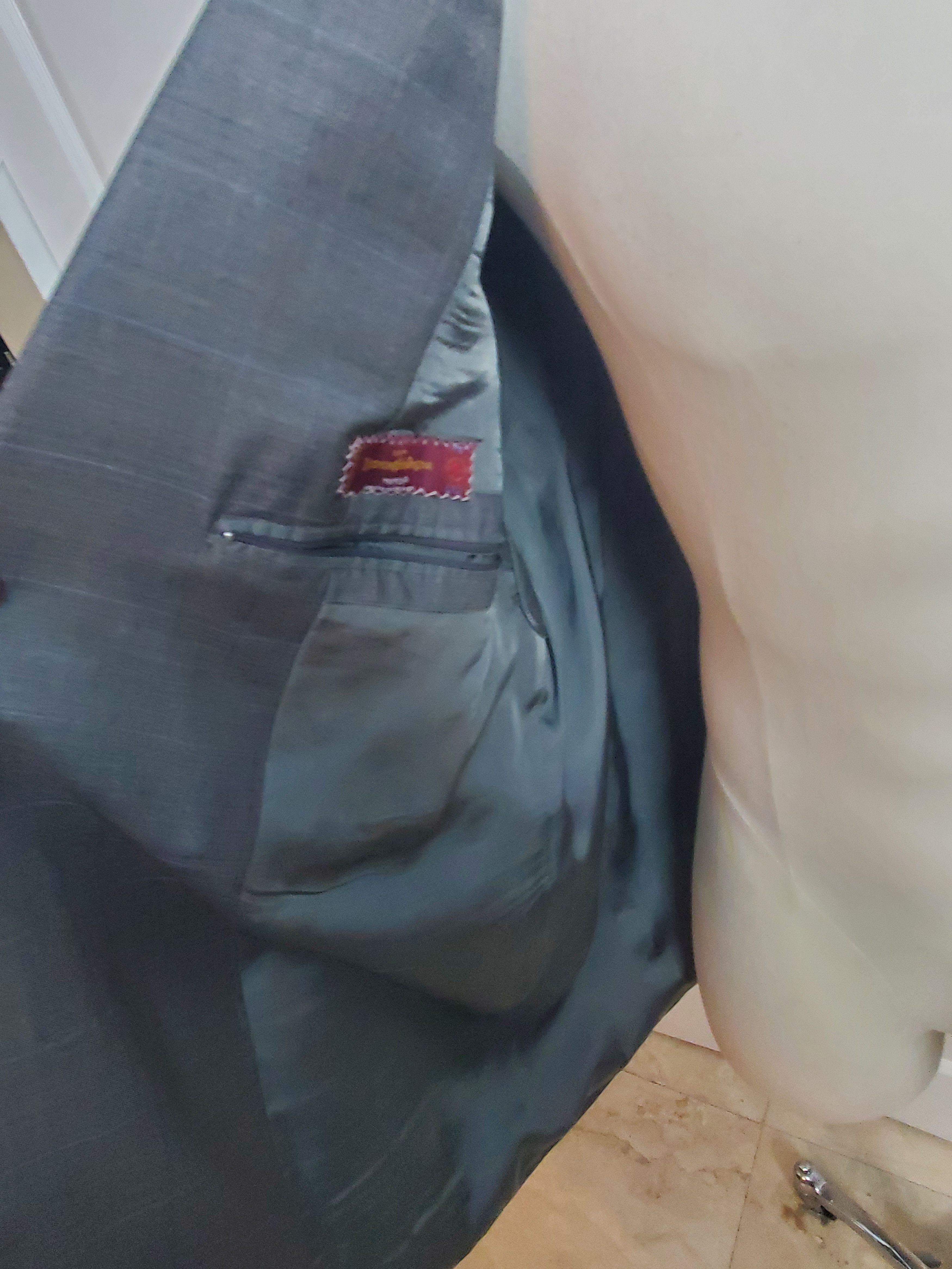 Ermenegildo Zegna Ermenegildo Zegna Trofeo Suit Wool Luxury Men USA 50 - 52R Size 50R - 8 Thumbnail