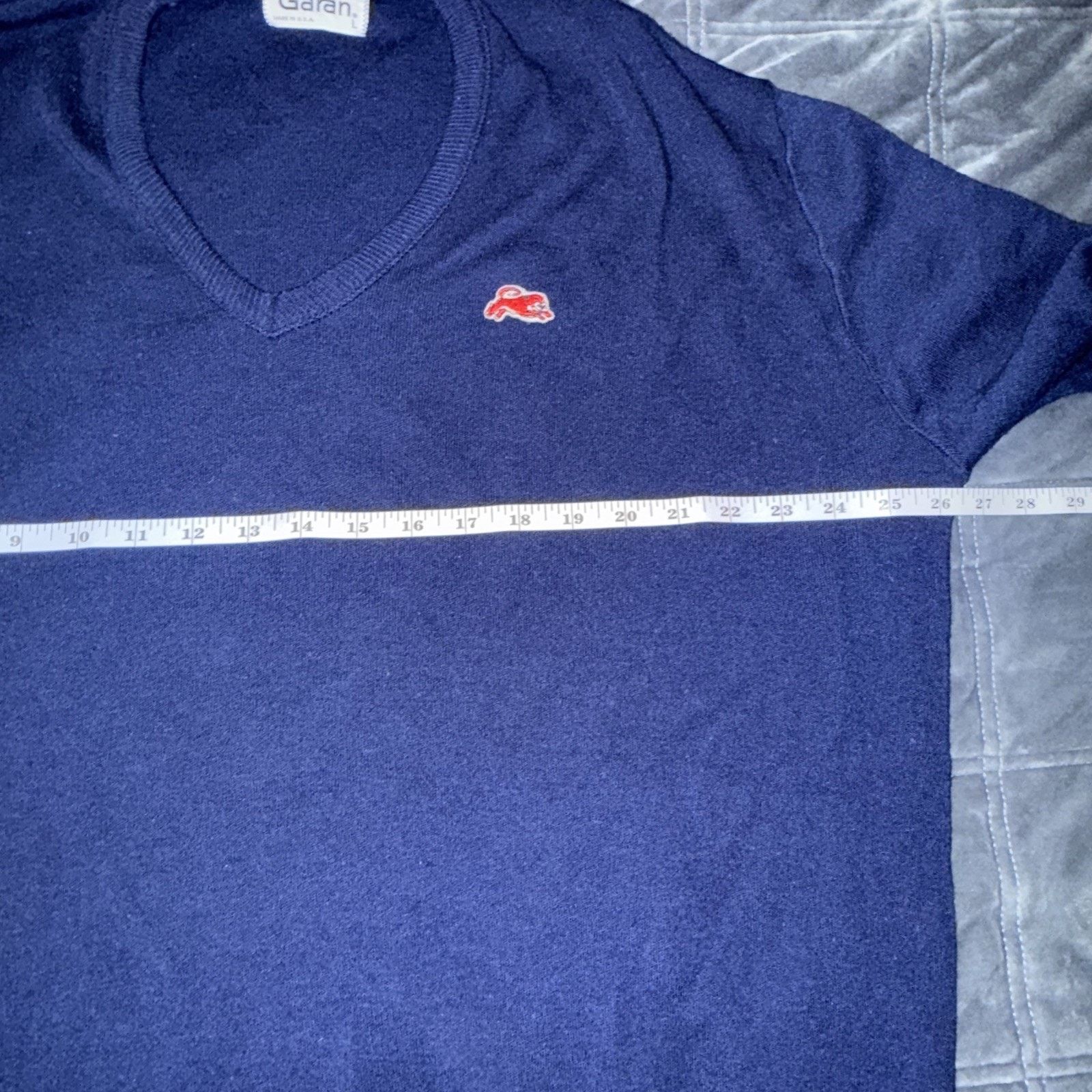 Other VTG 90’s GARAN MENS SWEATER NAVY V-NECK L WOOL BLEND Retro Size US L / EU 52-54 / 3 - 5 Thumbnail