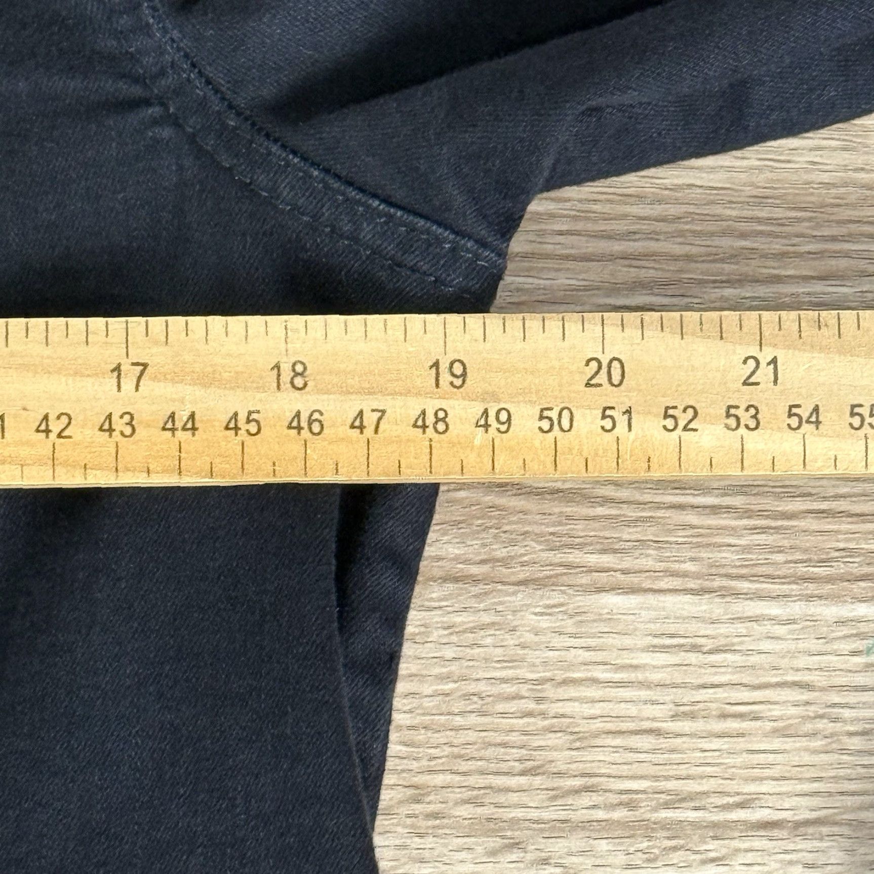 Denime VINTAGE WAX JEAN Black Stretch Denim Crop Jacket Women’s 1XL Size 40" / US 18 - 6 Thumbnail