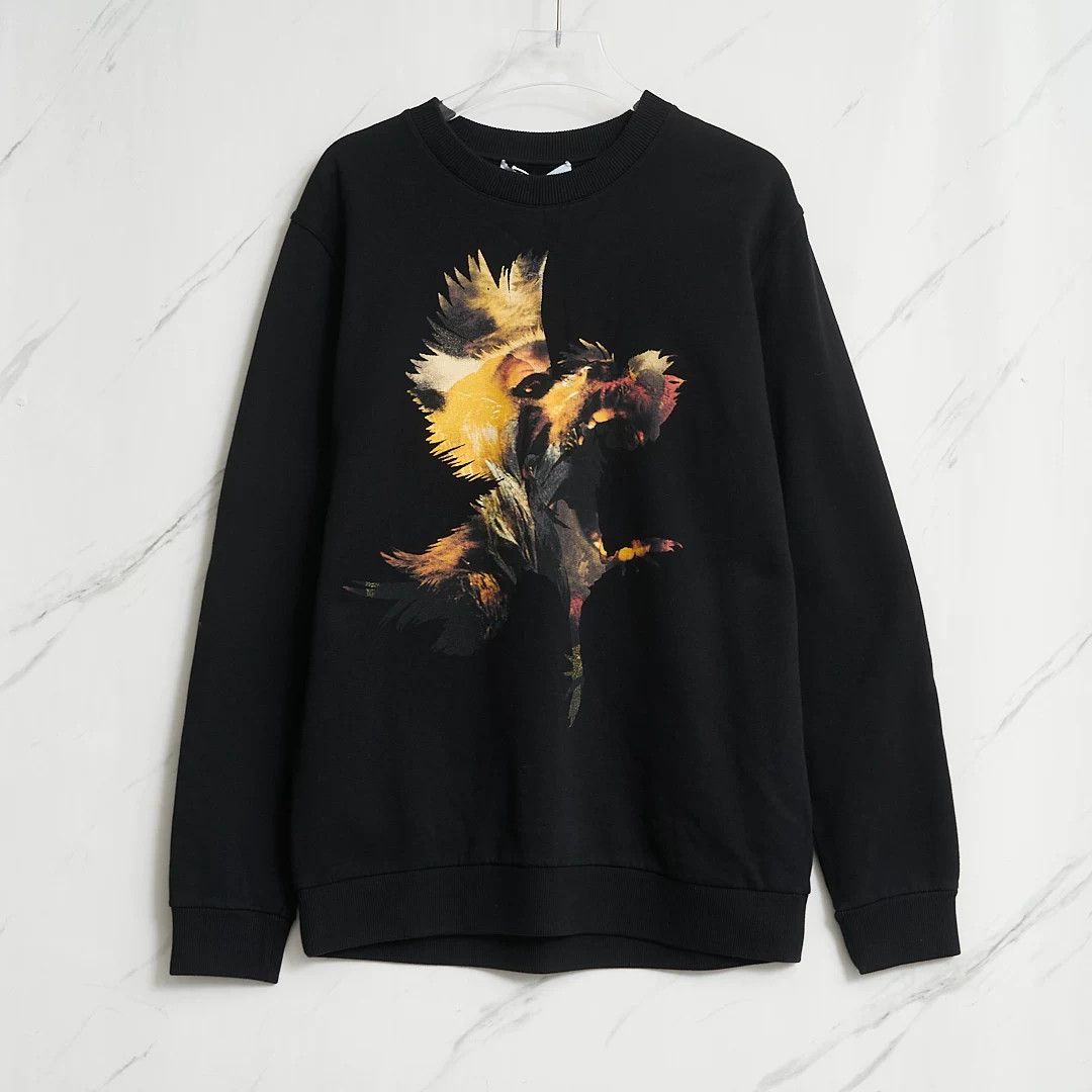 Givenchy Givenchy Men's Animal Print Sweatshirt Size US M / EU 48-50 / 2 - 1 Thumbnail