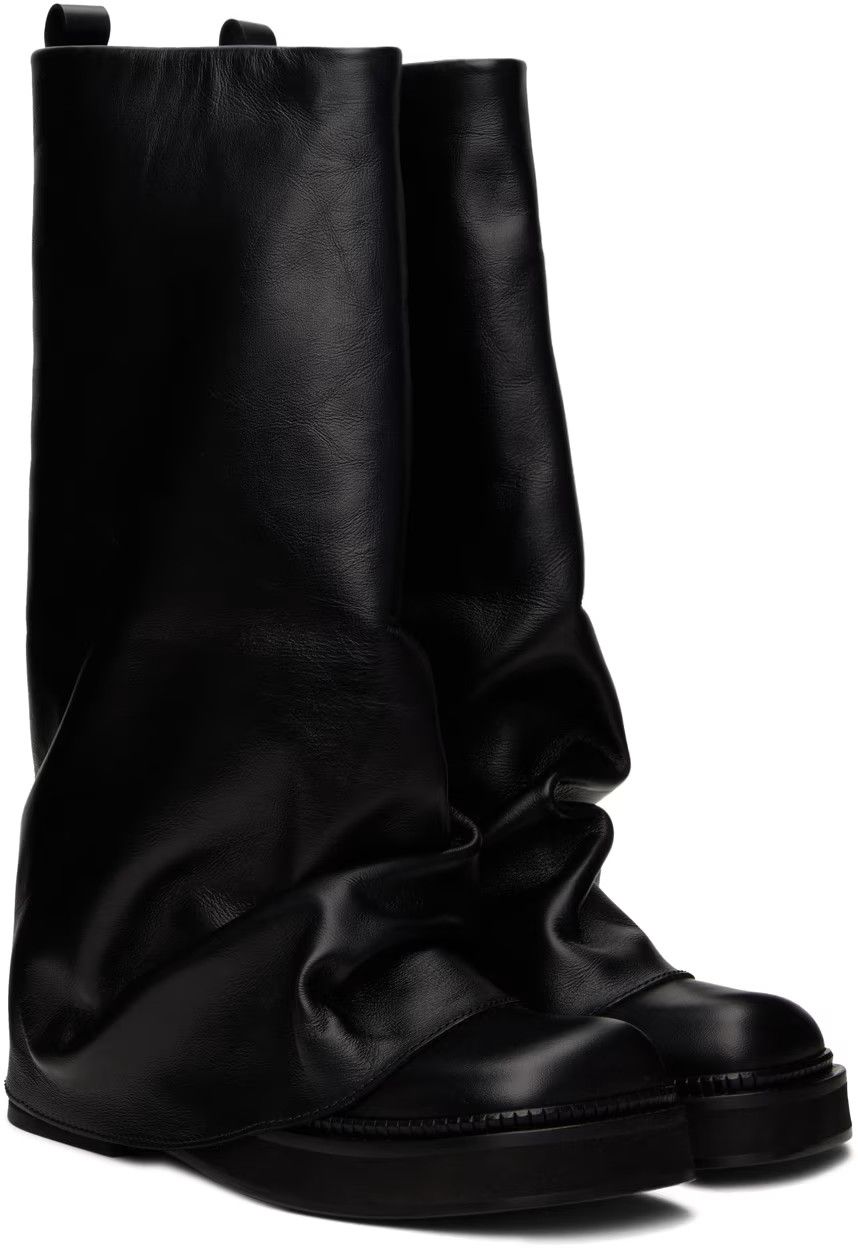 The Attico o1s22i1n1024 Robin Combat Boots in Black Size US 11 / IT 41 - 4 Thumbnail