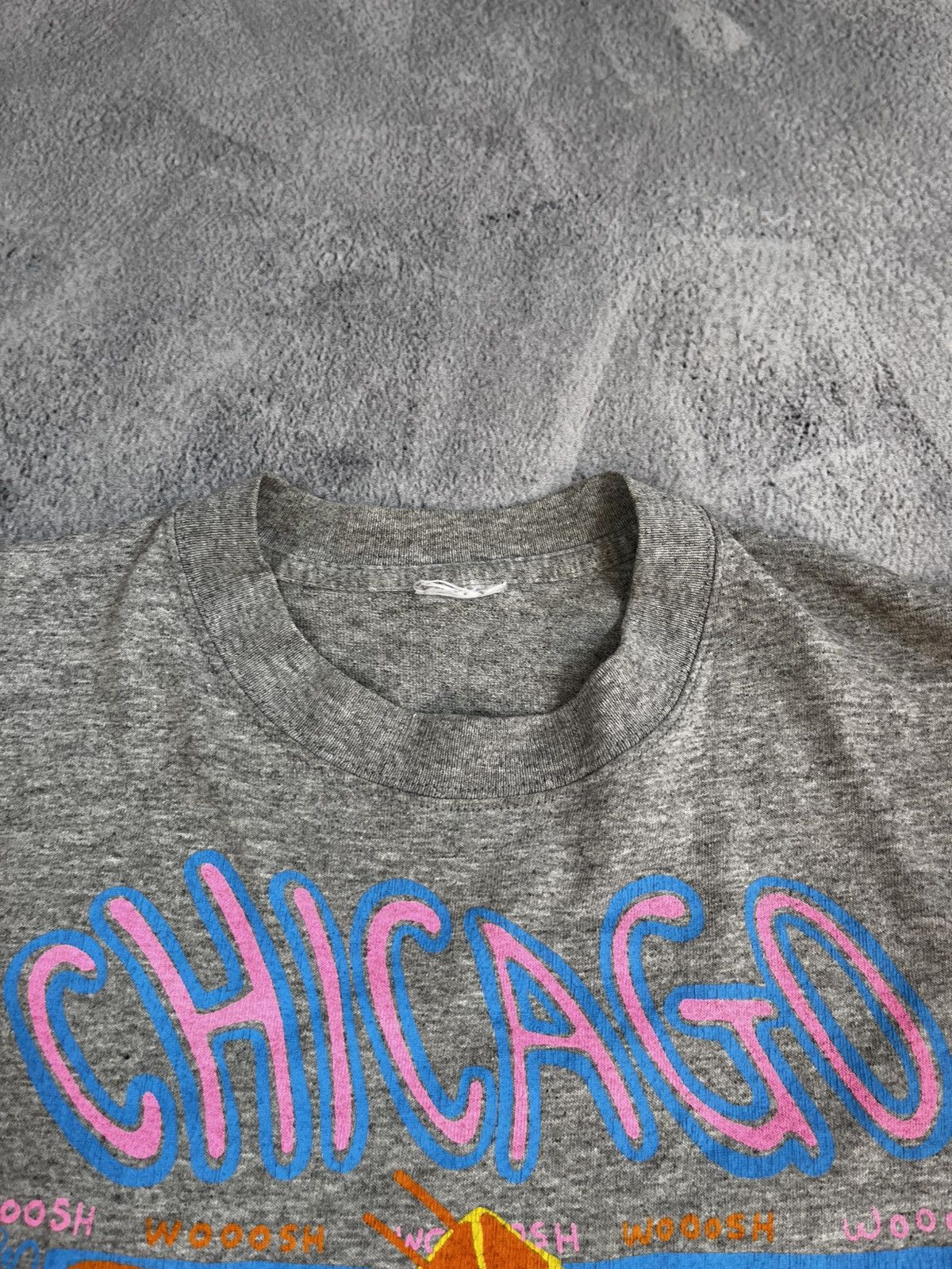 Band Tees × Vintage Vintage Y2K Chicago big logo tee streetwear style size L Size L / US 10 / IT 46 - 5 Thumbnail