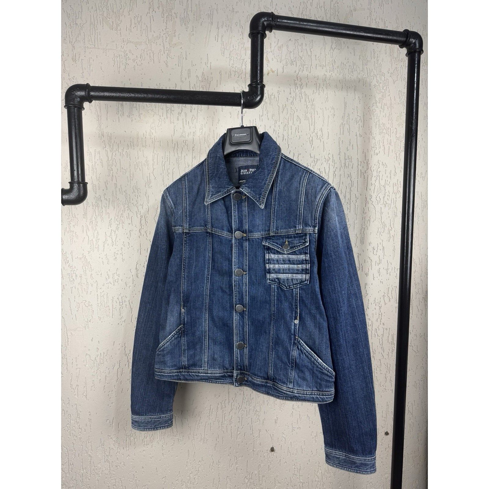 Jean Paul Gaultier Vintage Jean Paul Gaultier Mens Denim Jacket 90s Archive Bl Size US L / EU 52-54 / 3 - 2 Thumbnail