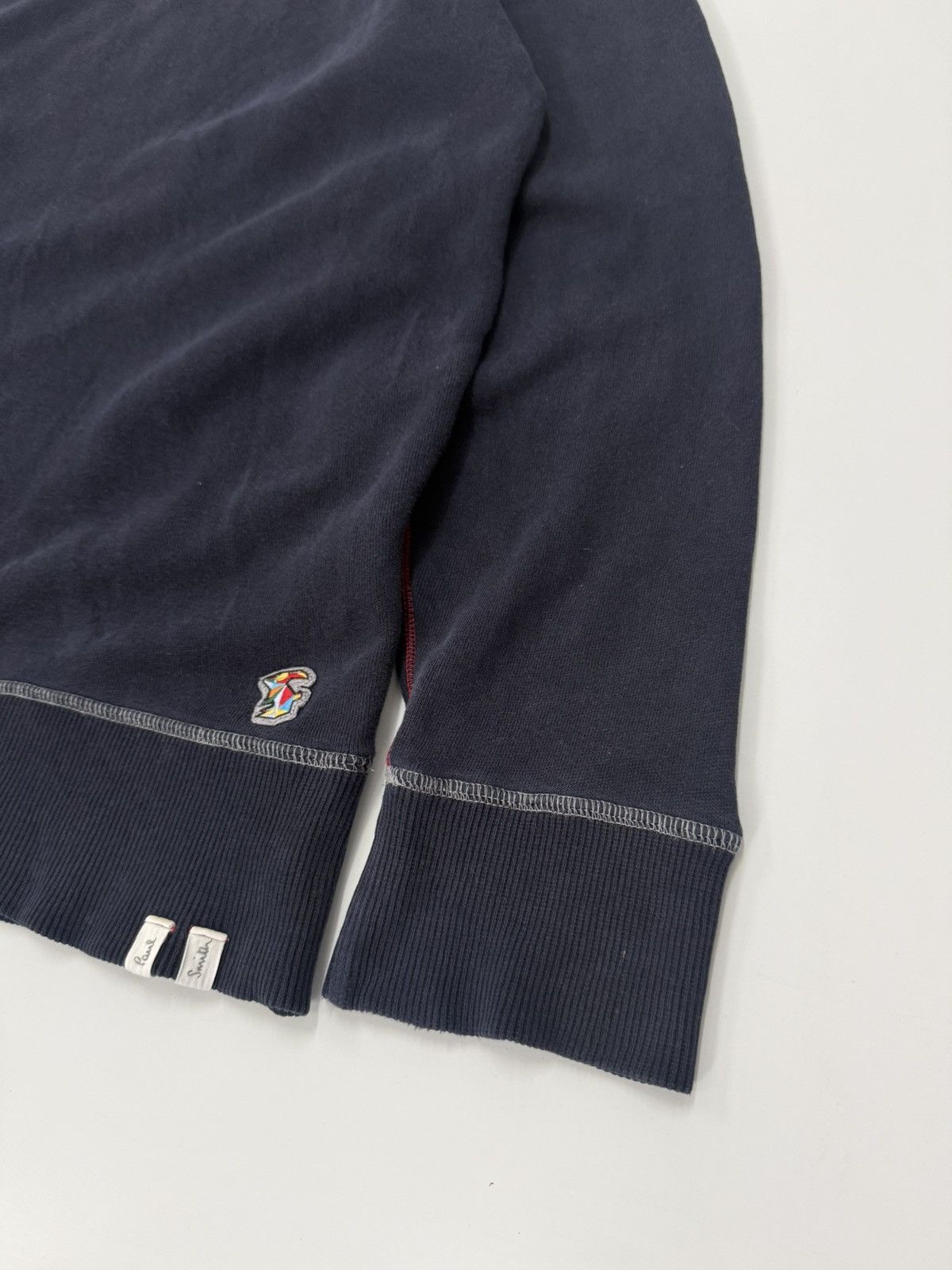 Japanese Brand 🔥 Paul Smith Red Ear Roundneck V-Stitch Sweatshirt - LL Size US M / EU 48-50 / 2 - 2 Thumbnail