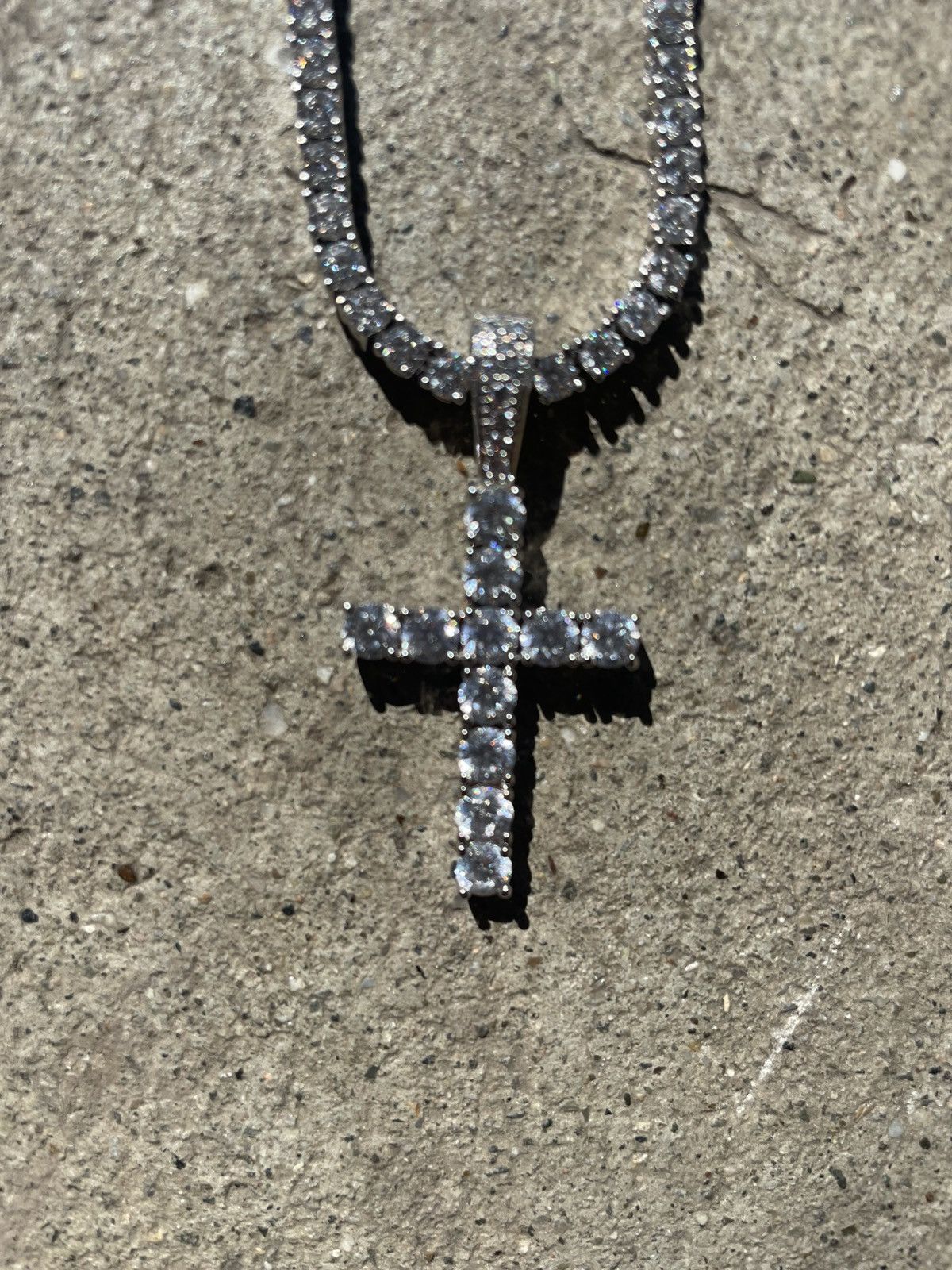 Other GLD Diamond Tennis Chain White Gold 5mm Size ONE SIZE - 3 Thumbnail