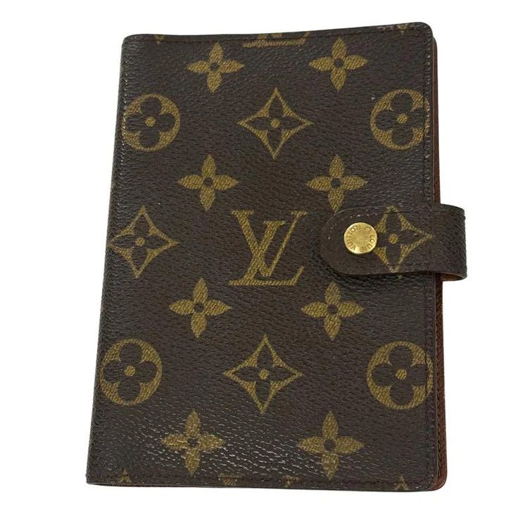 Louis Vuitton Louis Vuitton Small Ring Agenda Cover Brown Size ONE SIZE - 1 Thumbnail