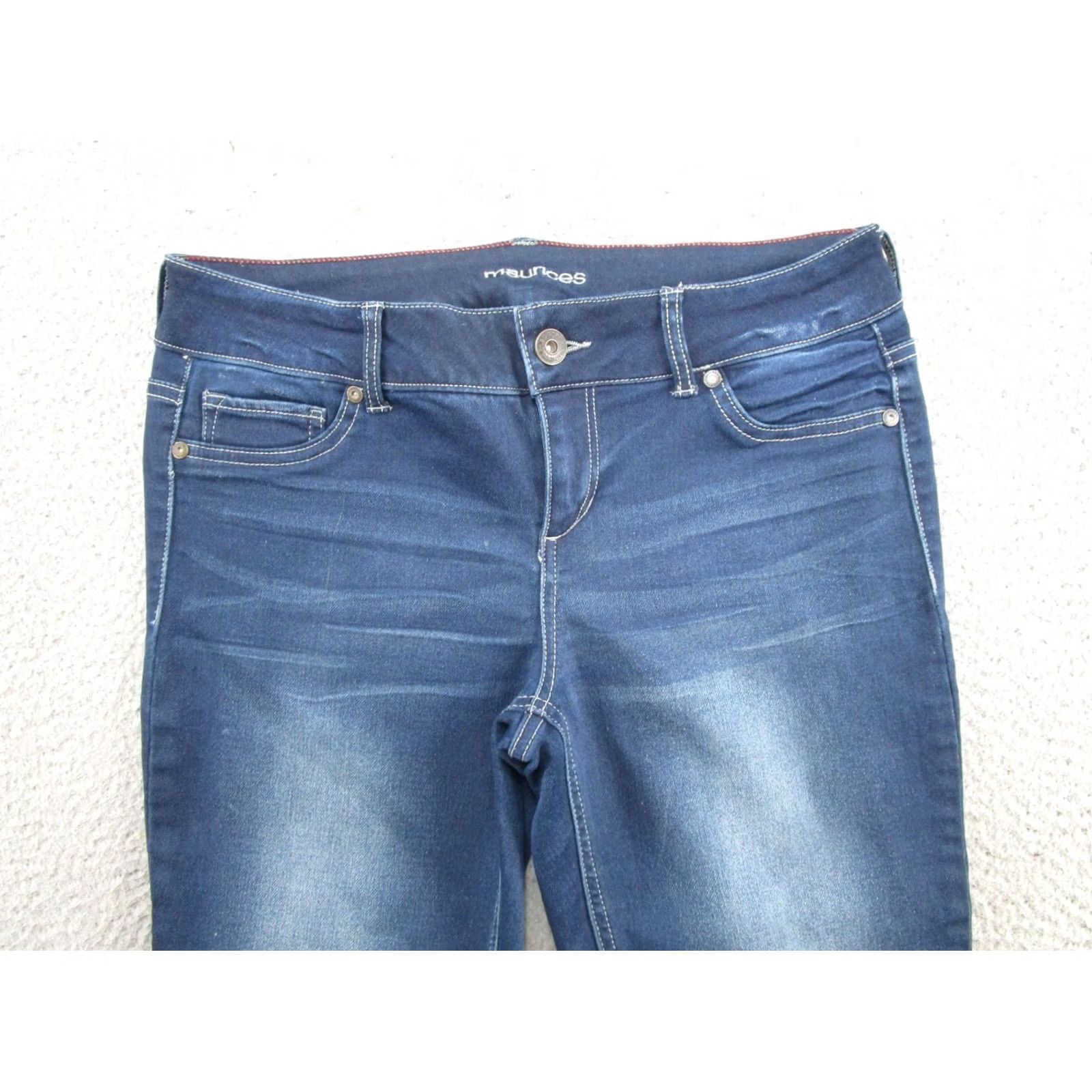 Vintage Maurices Denim Jeans Jeggings Size L Short Skinny Stretch Size 36" / US 14 / IT 50 - 3 Thumbnail