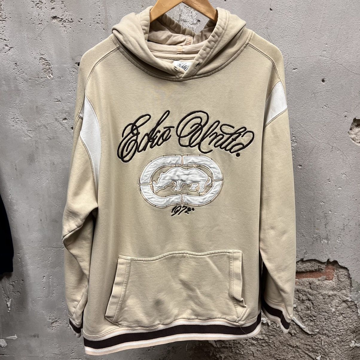 Ecko Unltd. Ecko Unlimited Y2K Vintage Baggy Oversized Brown Hoodie XL Size US XL / EU 56 / 4 - 1 Thumbnail