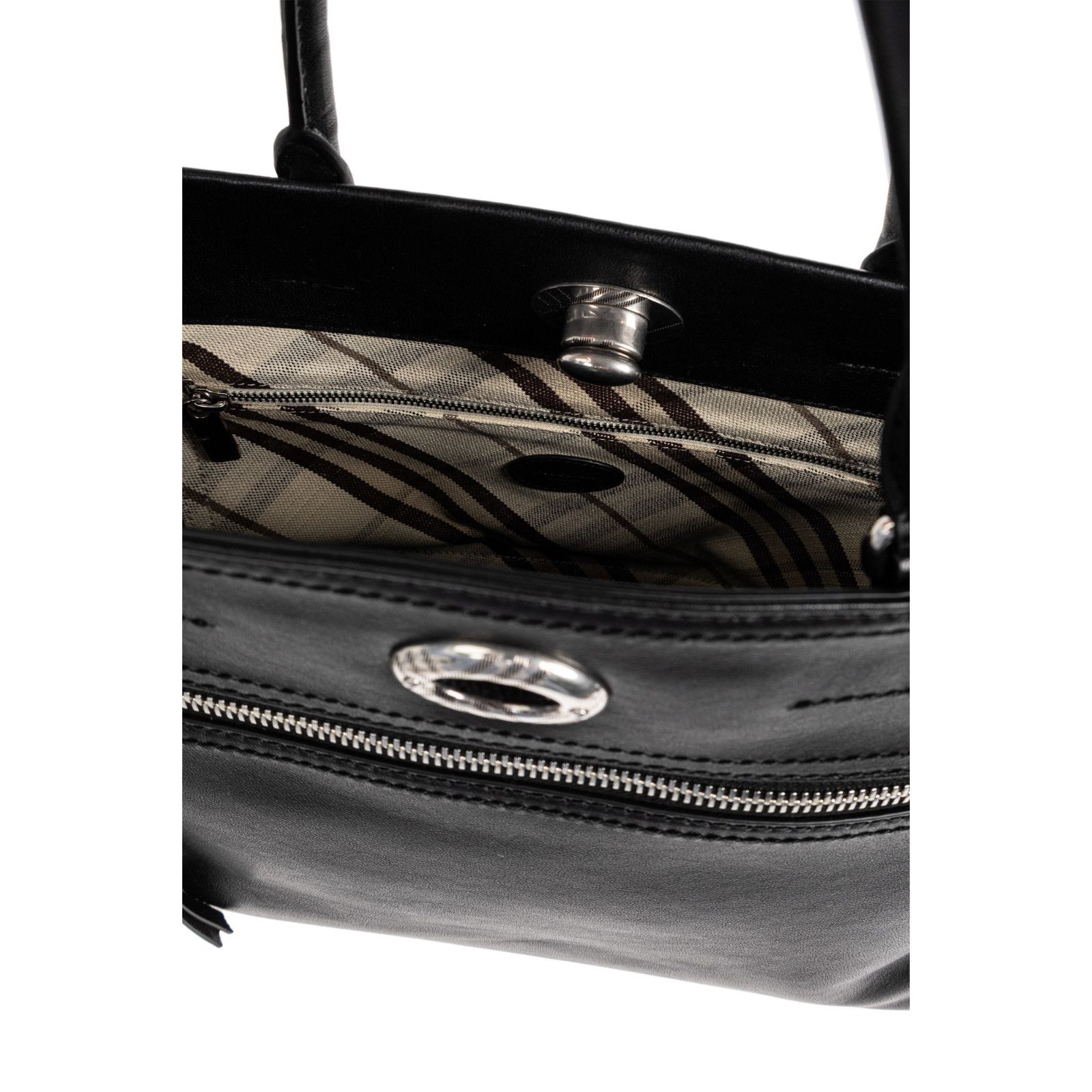 Burberry BURBERRY Hampstead Medium Top Handle Bag New Size ONE SIZE - 4 Thumbnail