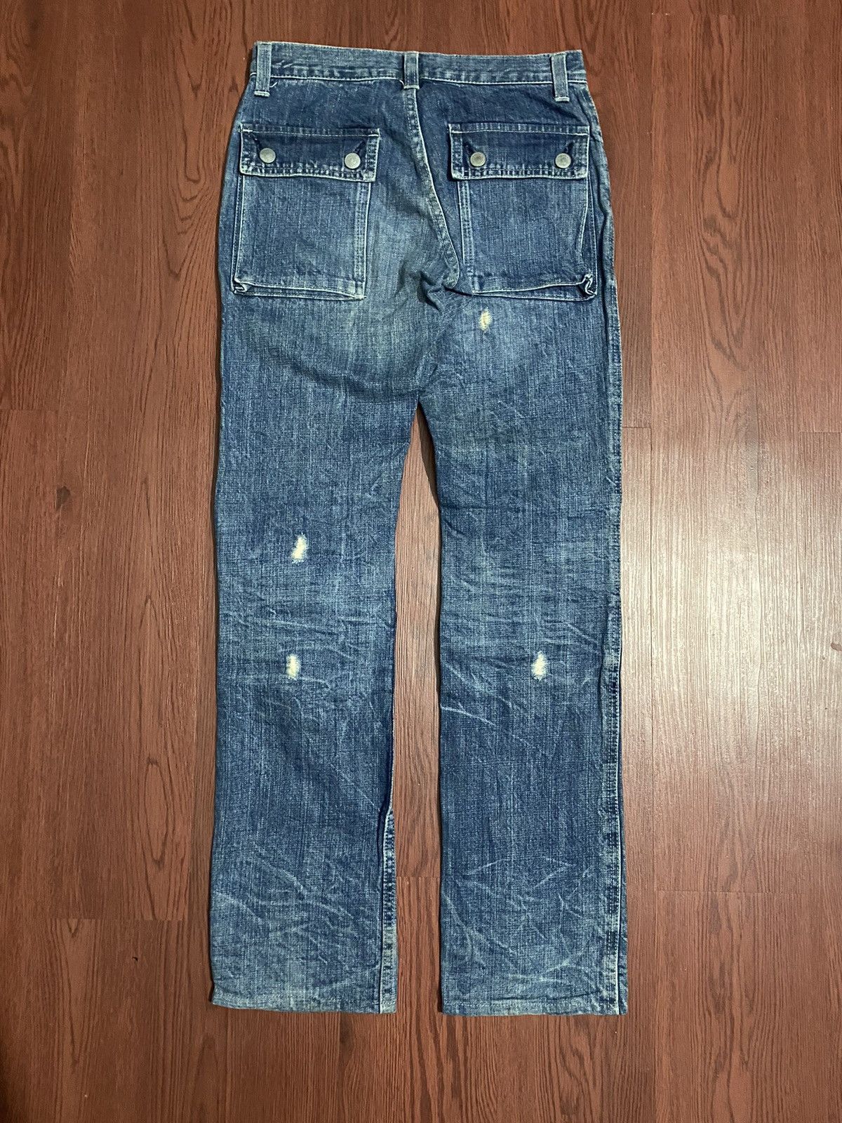 Hysteric Glamour Hysteric Glamour Side Cargo Kinky Denim Jeans Size US 28 / EU 44 - 4 Thumbnail