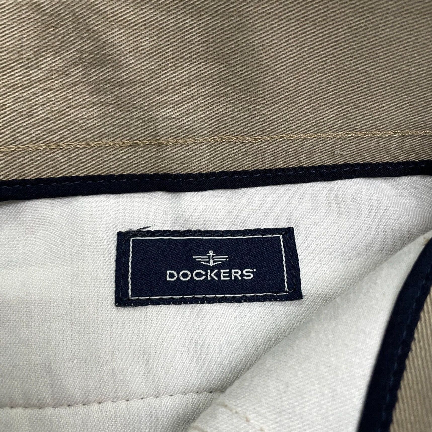 Dockers DOCKERS Pants Khakis Relaxed Fit Straight Leg Mens 36x31 Brown Casual Vintage: No Size US 36 / EU 52 - 7 Thumbnail